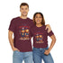 Happy 4th of July Teddy Bear Couple Unisex Heavy Cotton Tee