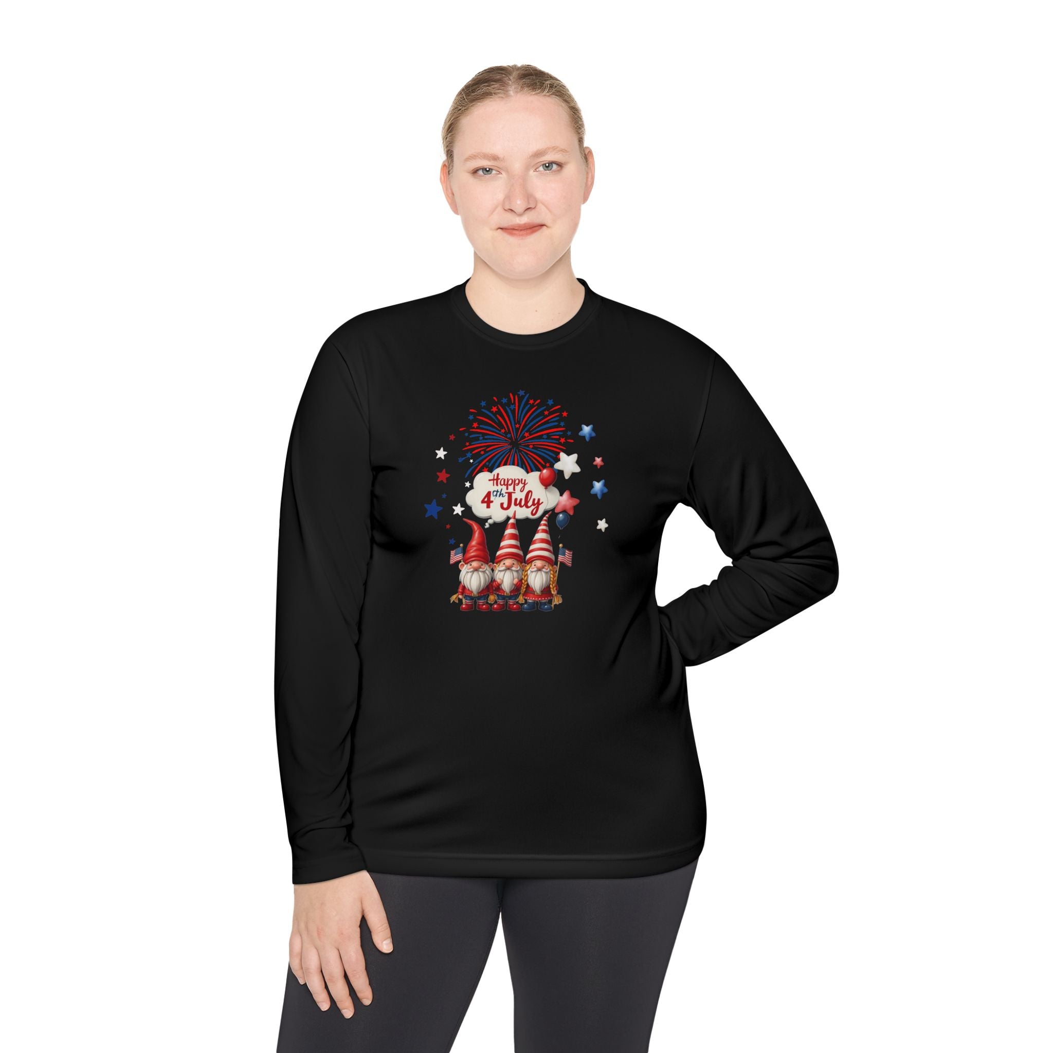 Gnome July 4th  Long Sleeve Tee
