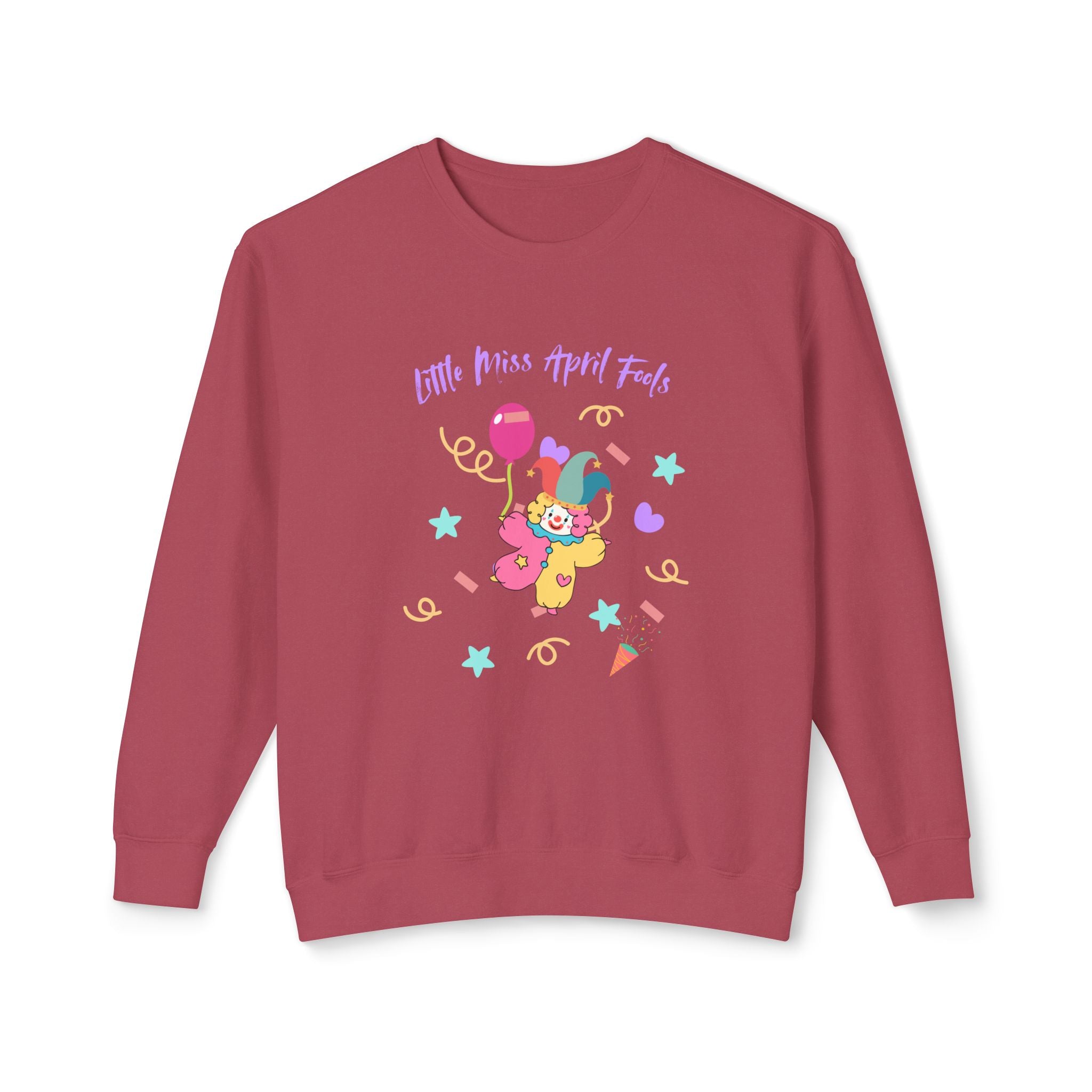 Little Miss April Fool's Day Lightweight Crewneck Sweatshirt