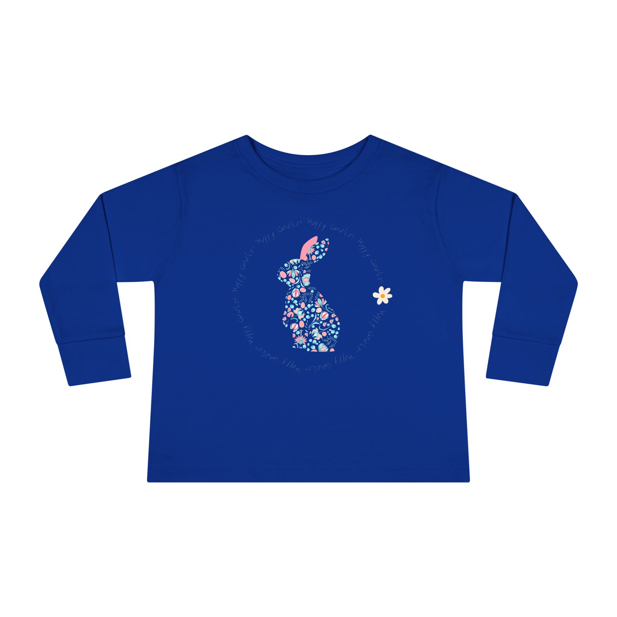 Happy Easter Rabbit Day Toddler Long Sleeve Tee