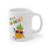 Hello Pineapple Summer Ceramic Mug 11oz