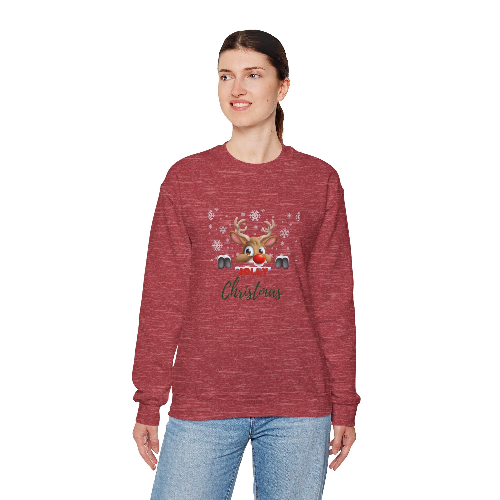 Jolly Christmas Unisex Heavy Blend™ Crewneck Sweatshirt