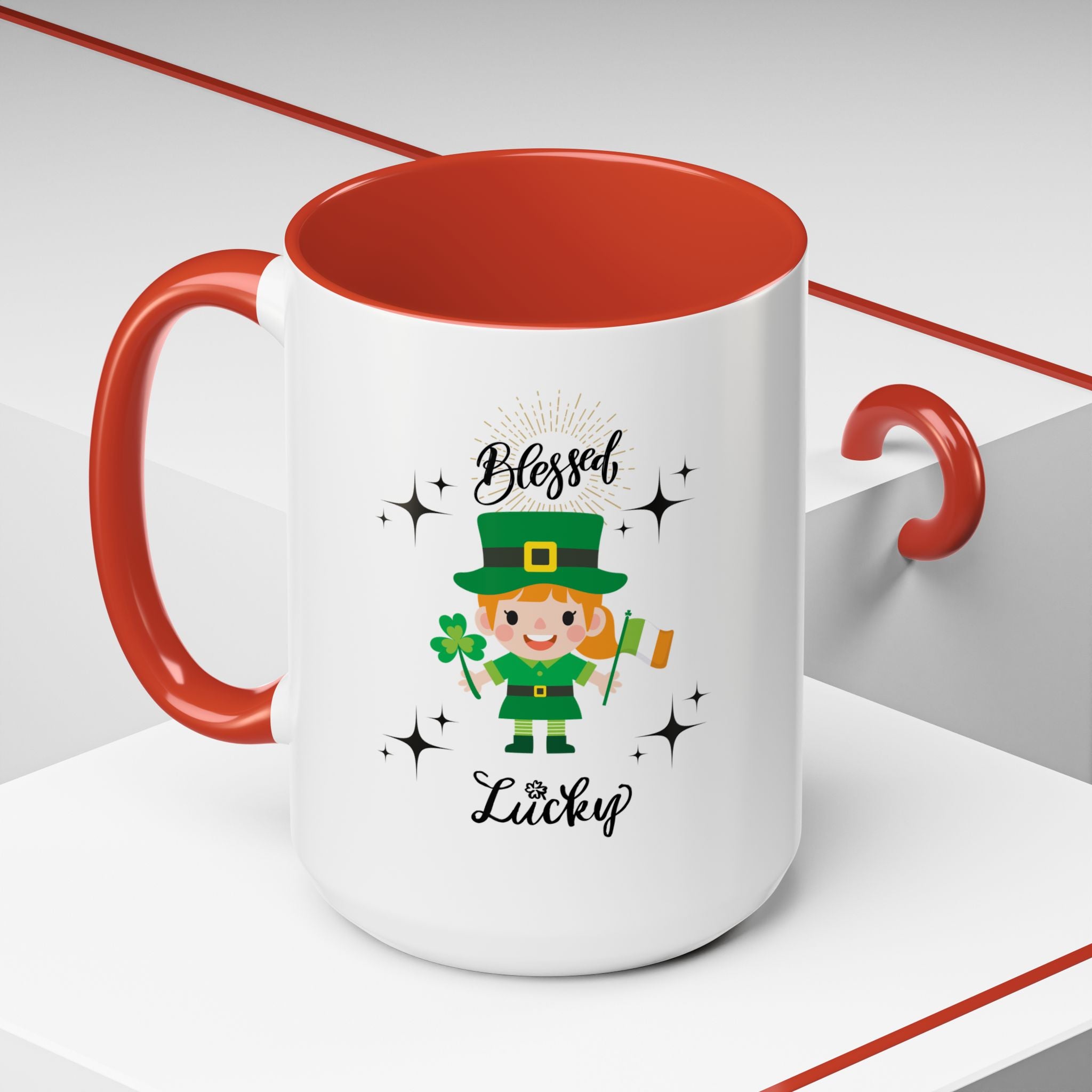 Blessed & Lucky St. Patrick's Day Coffee Mug