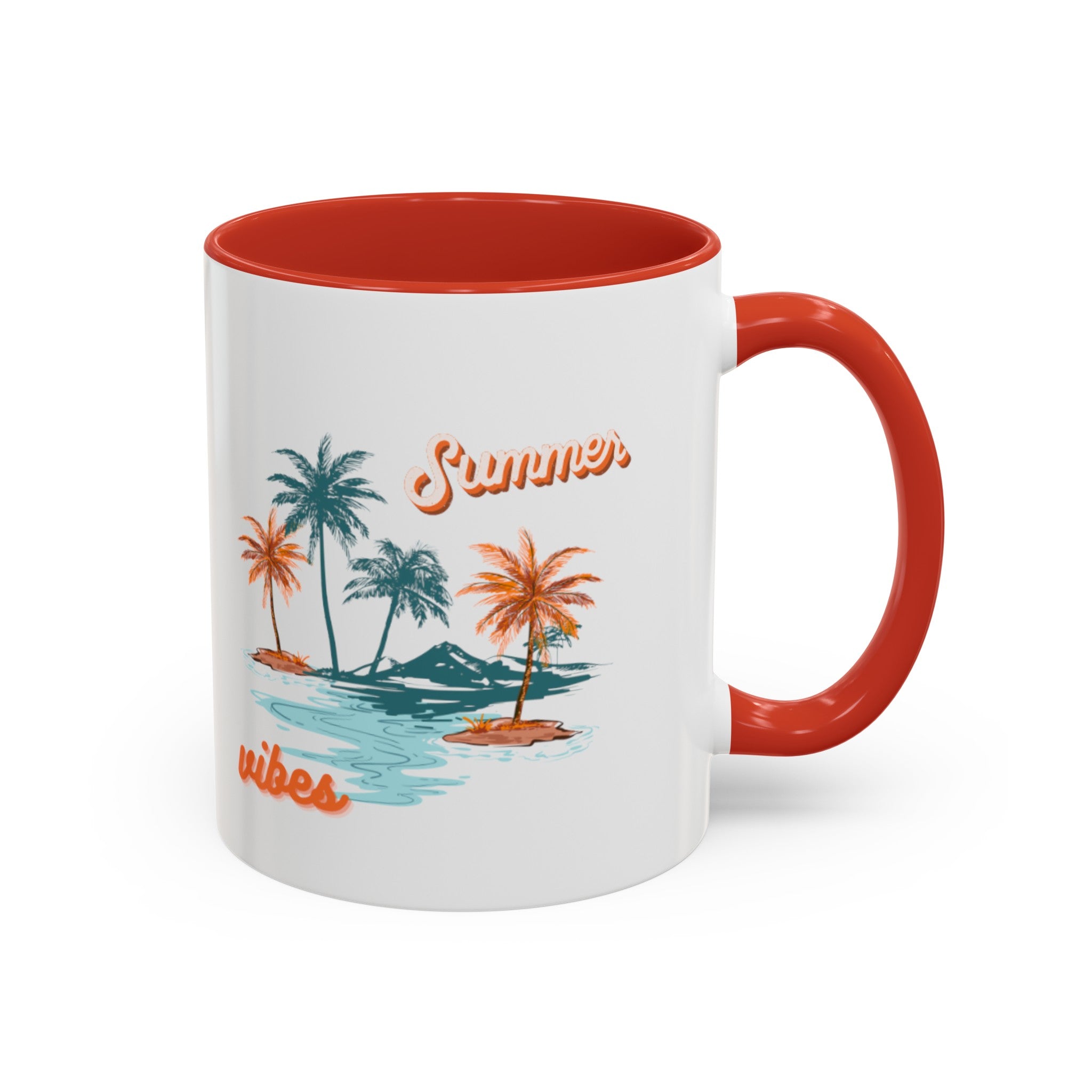 Summer Season Vibes Accent Coffee Mug (11, 15oz)