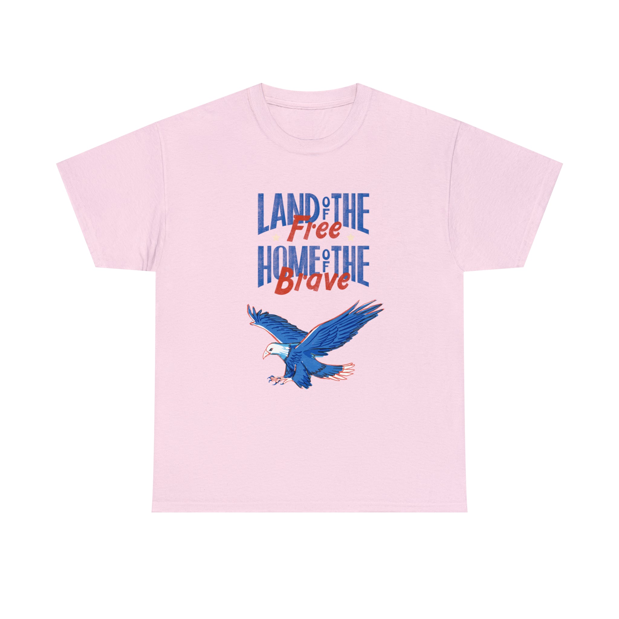Land Of The Free Home Of The Brave Unisex Heavy Cotton Tee