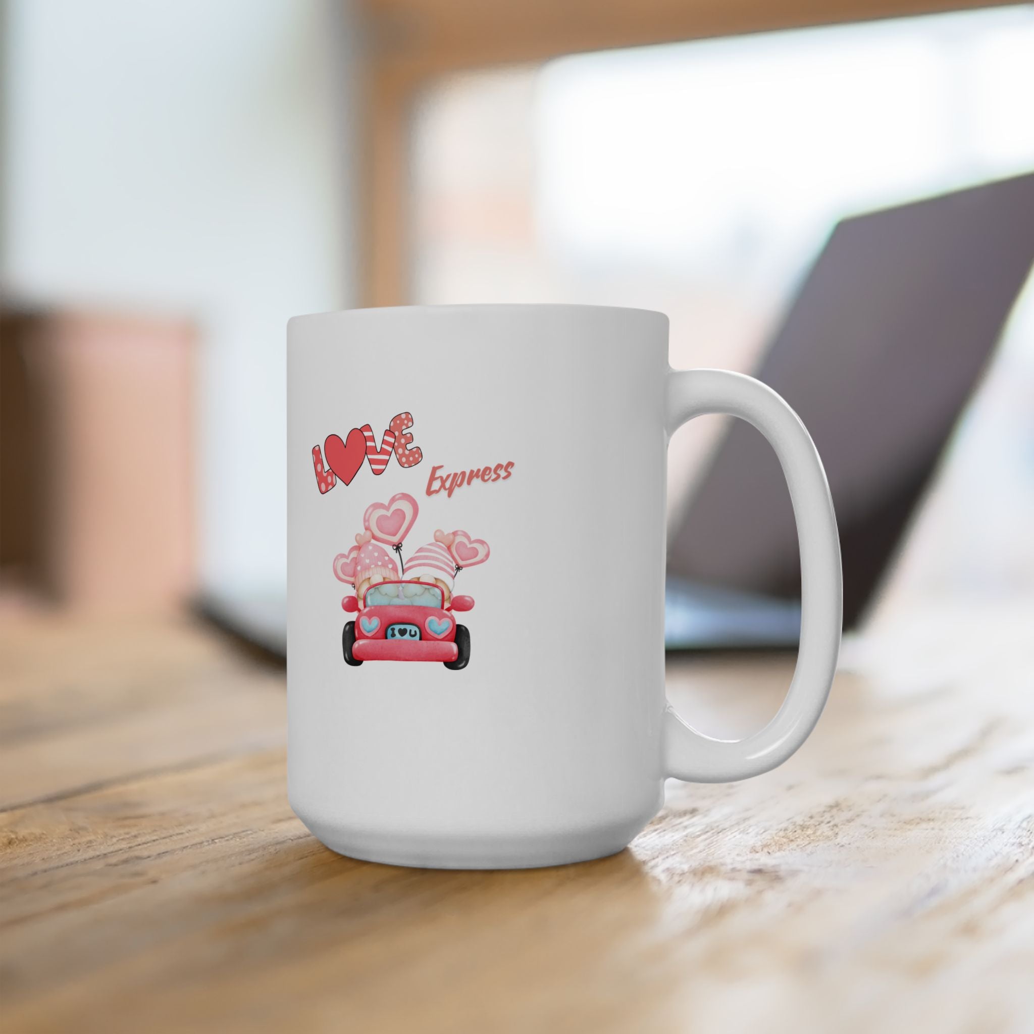 Love Express Ceramic Mug, (11oz, 15oz)