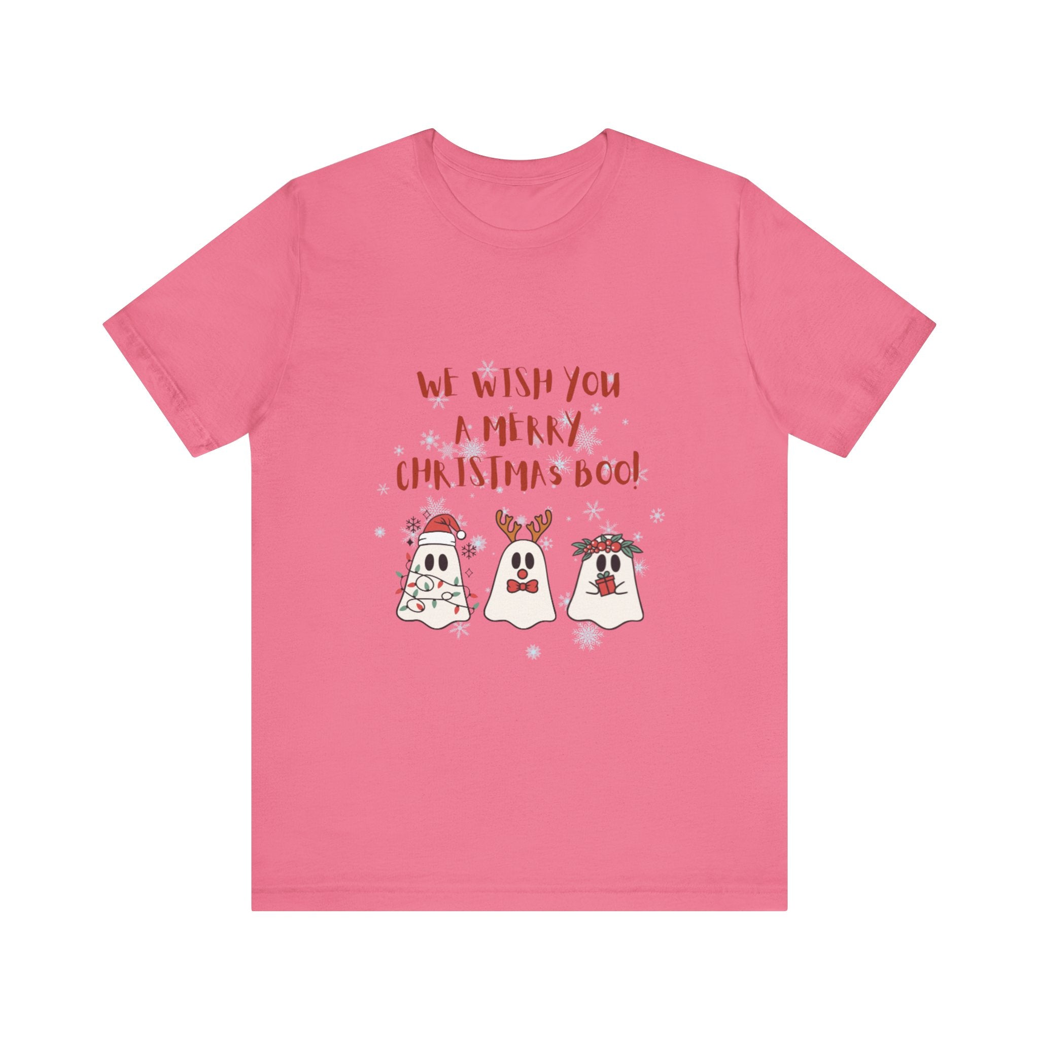 We Wish You A Merry Christmas Boo Unisex Jersey Short Sleeve Tee
