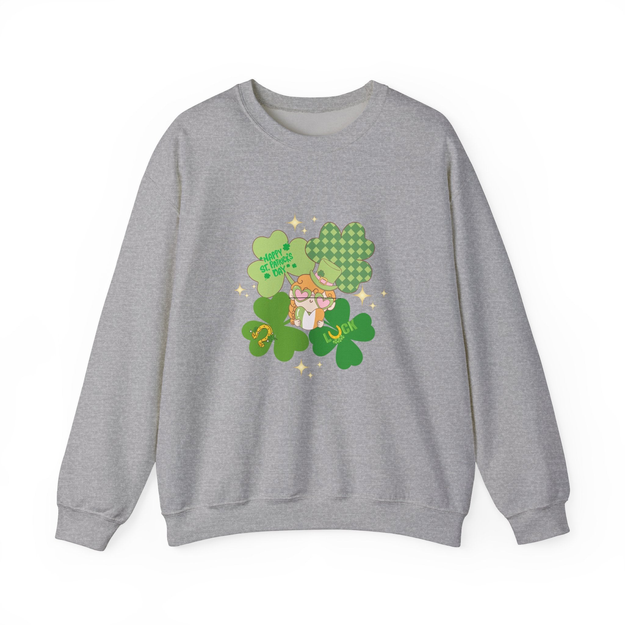 Retro St. Paddy's Day Unisex Heavy Blend™ Crewneck Sweatshirt