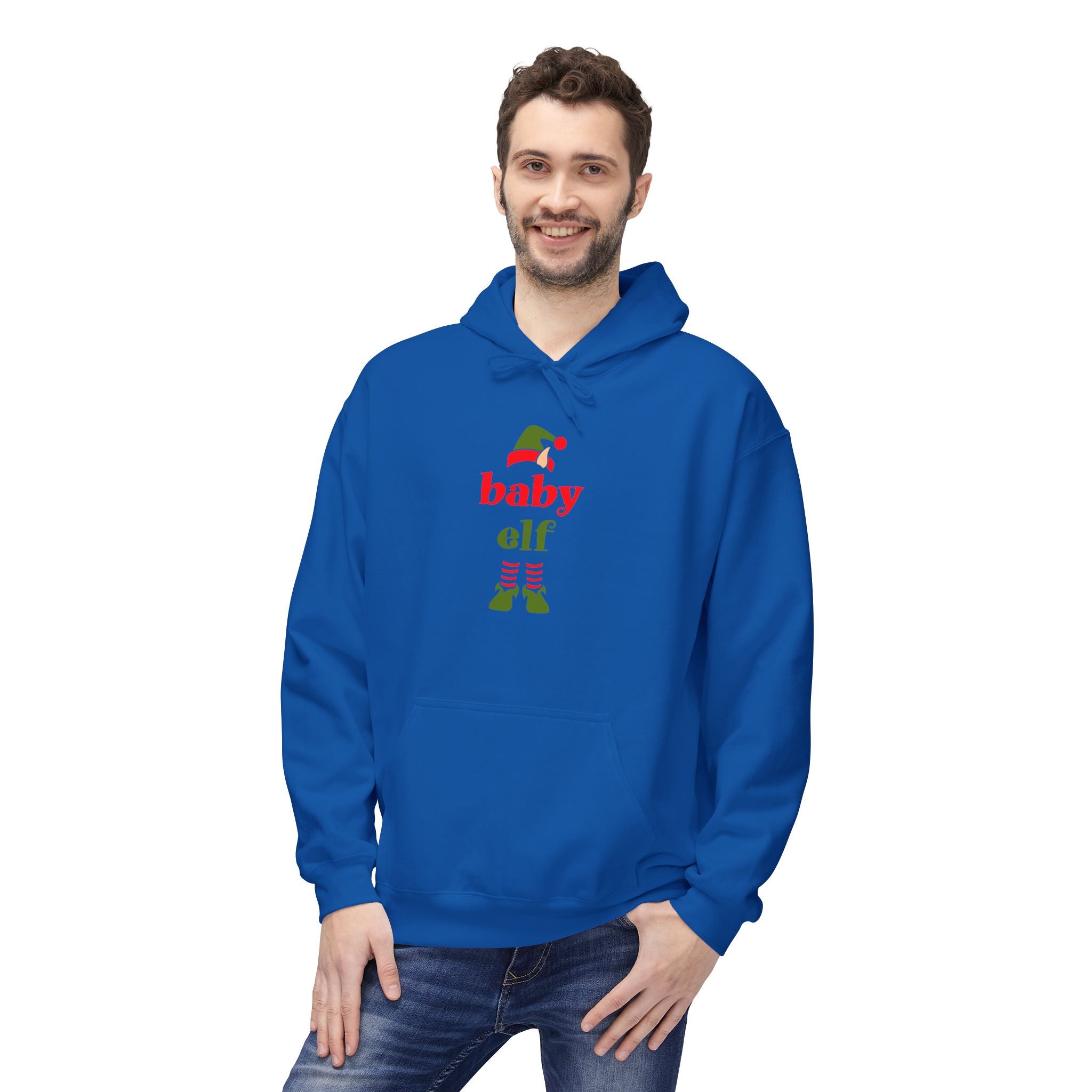 Baby Elf Unisex Midweight Softstyle Fleece Hoodie