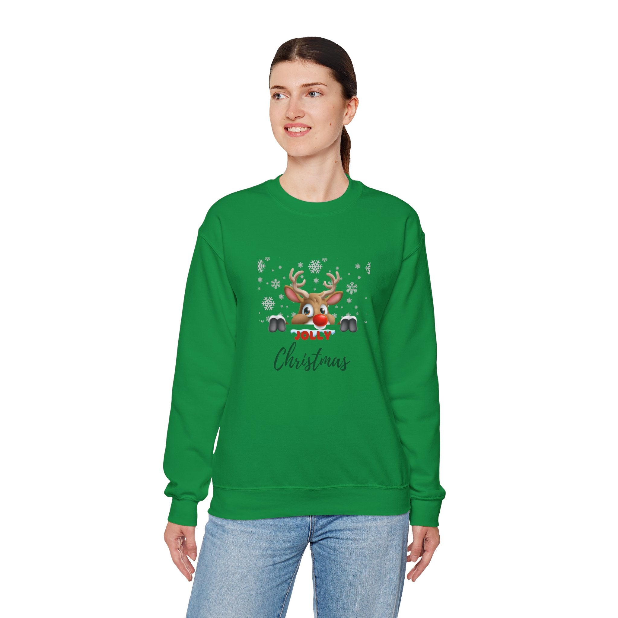 Jolly Christmas Unisex Heavy Blend™ Crewneck Sweatshirt