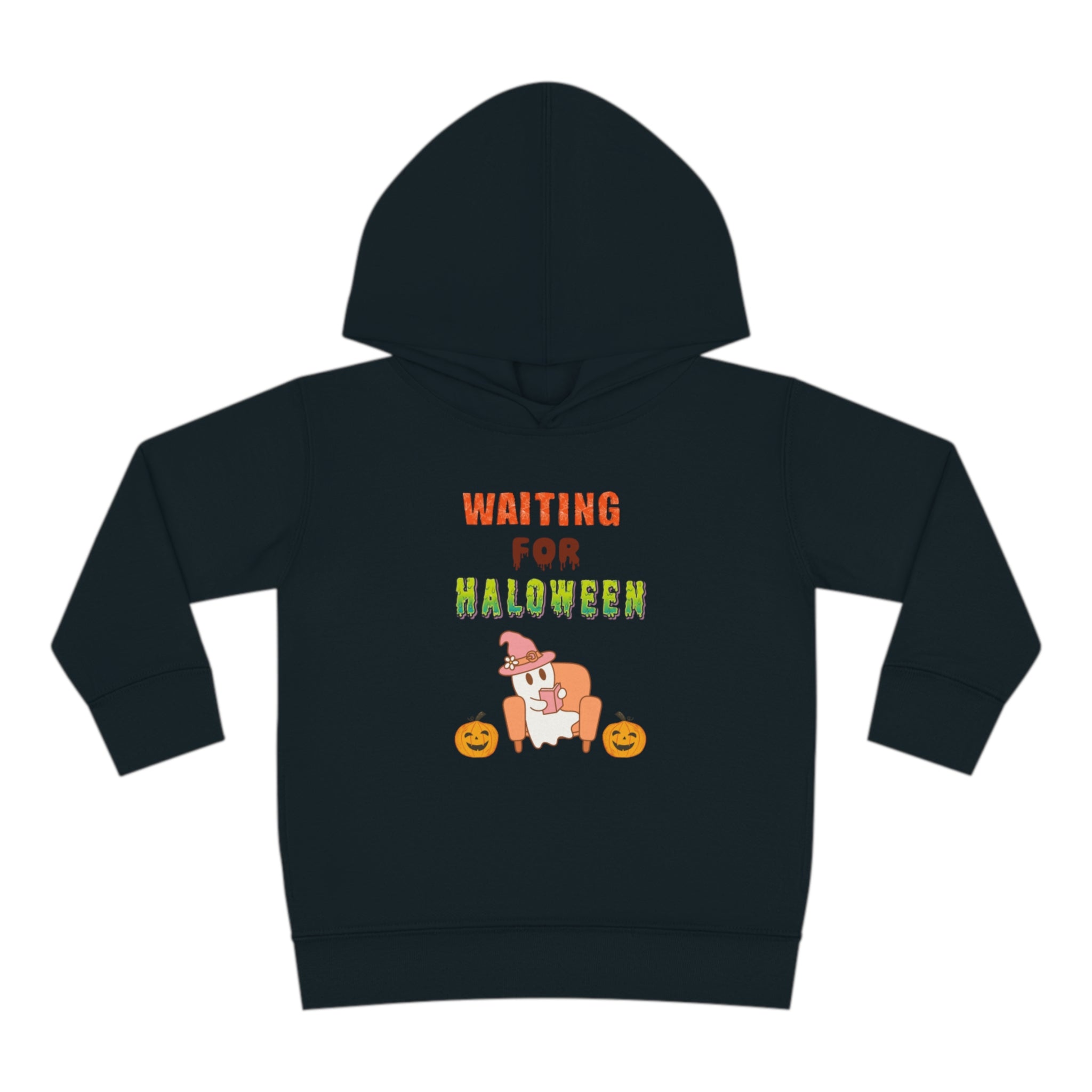 Waiting For Halloween Toddler Pullover Fleece Hoodie