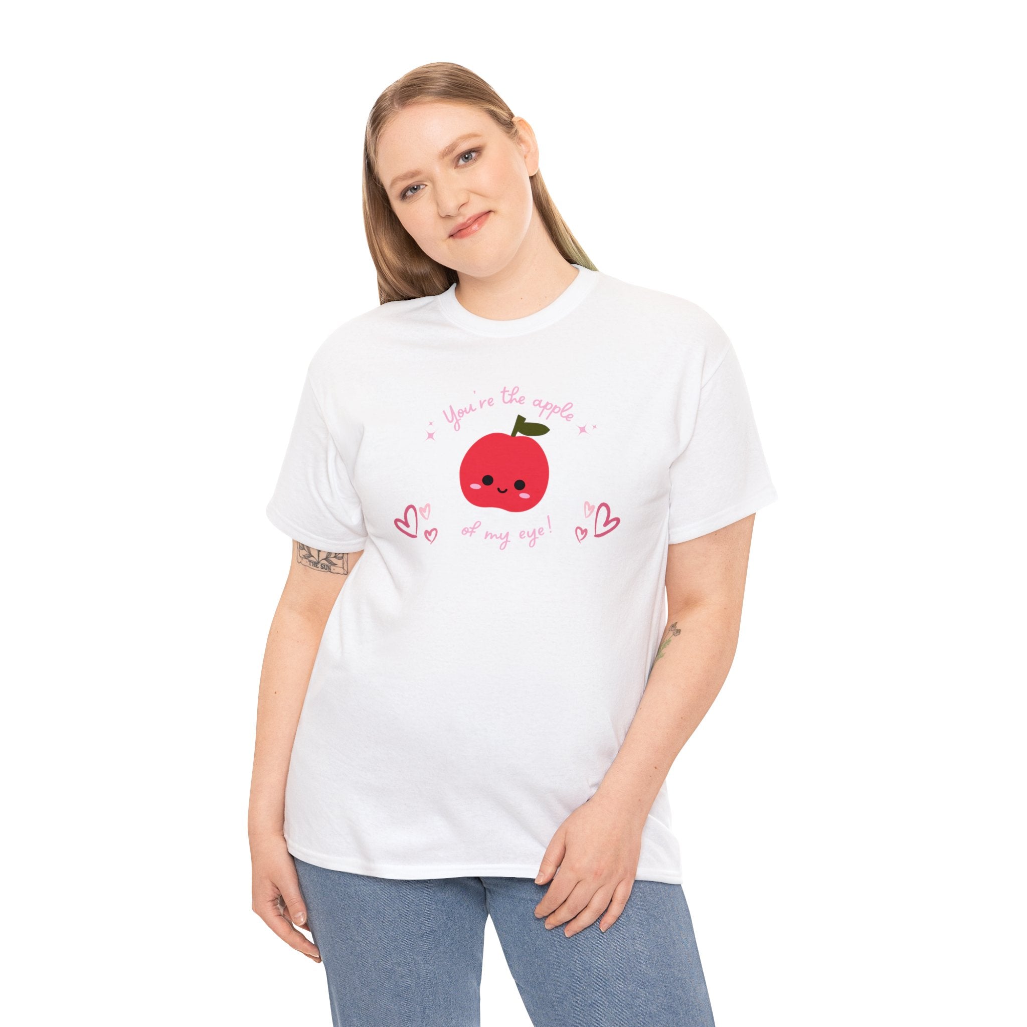 You Are The Apple Of My Eyes Unisex Heavy Cotton Tee