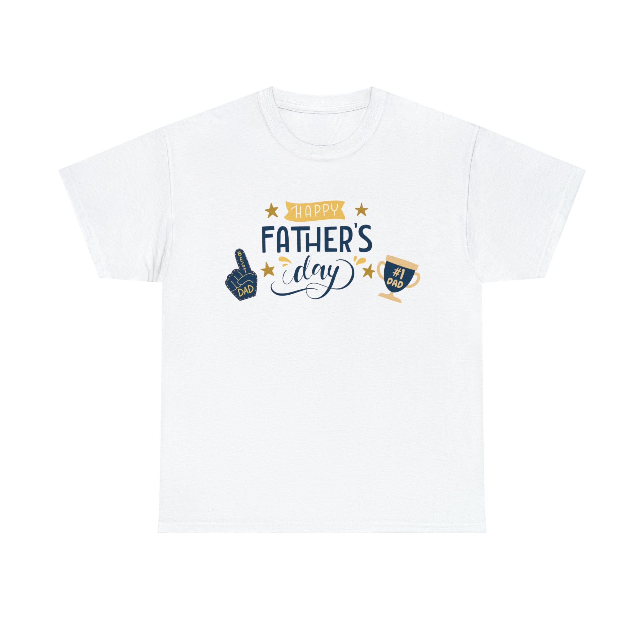 Happy Dad's Day No.1 Unisex Heavy Cotton Tee