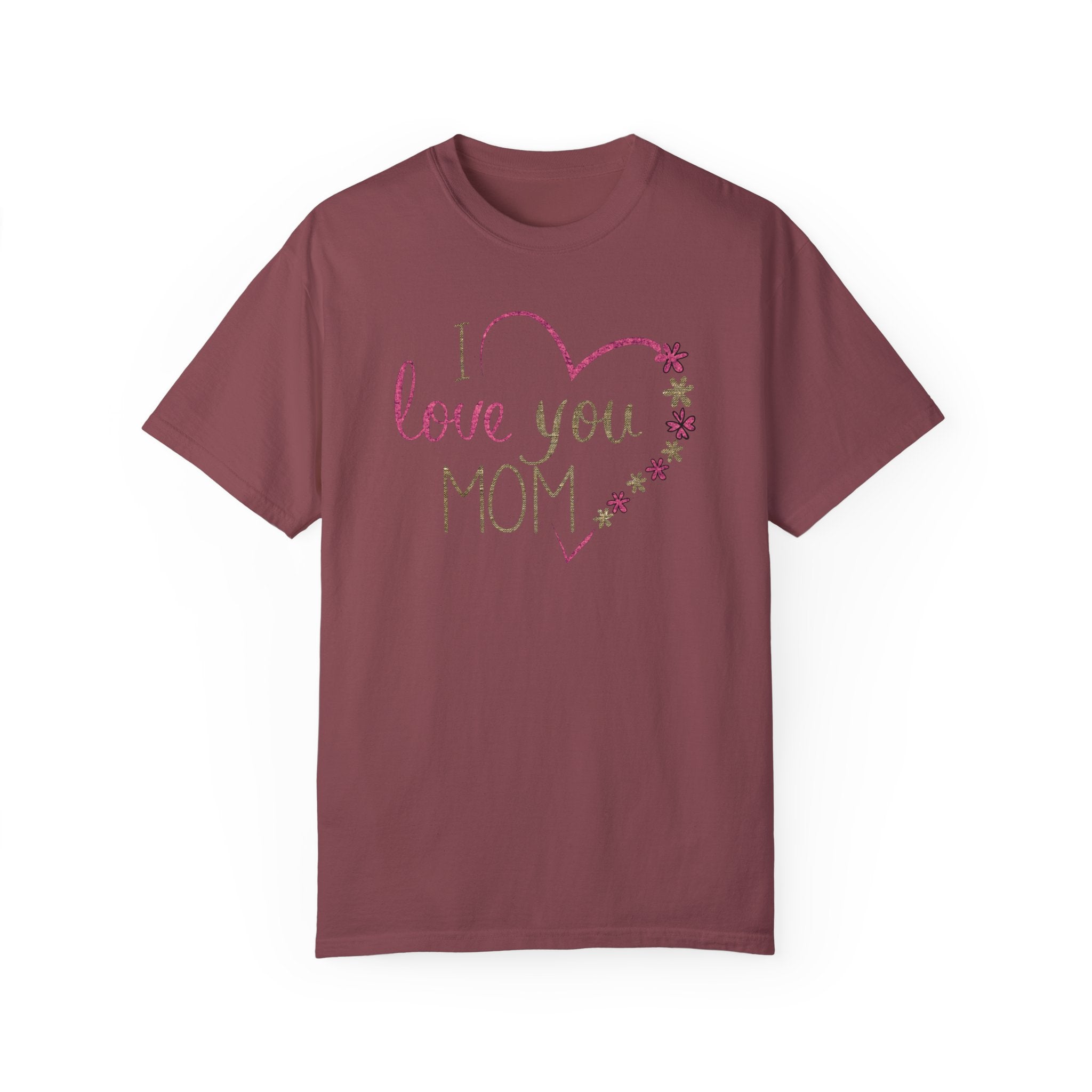 Mom, Happy Mother's Day Unisex Garment-Dyed T-shirt