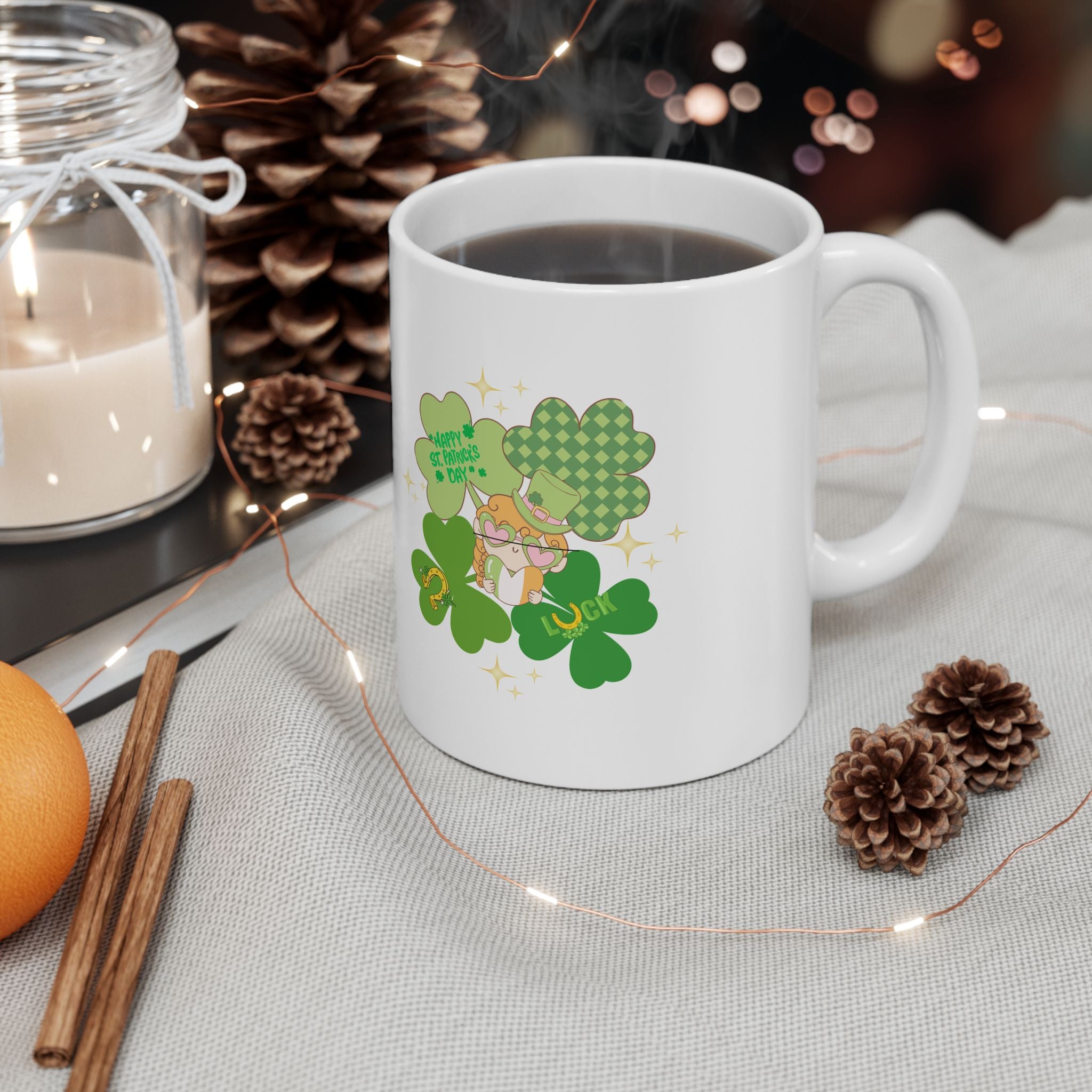 Retro St. Paddy's Day Ceramic Mug  (11oz, 15oz)