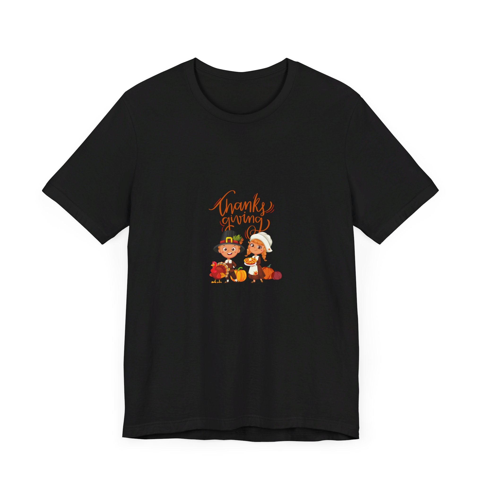 Happy Thanksgiving Unisex Jersey Short Sleeve Tee