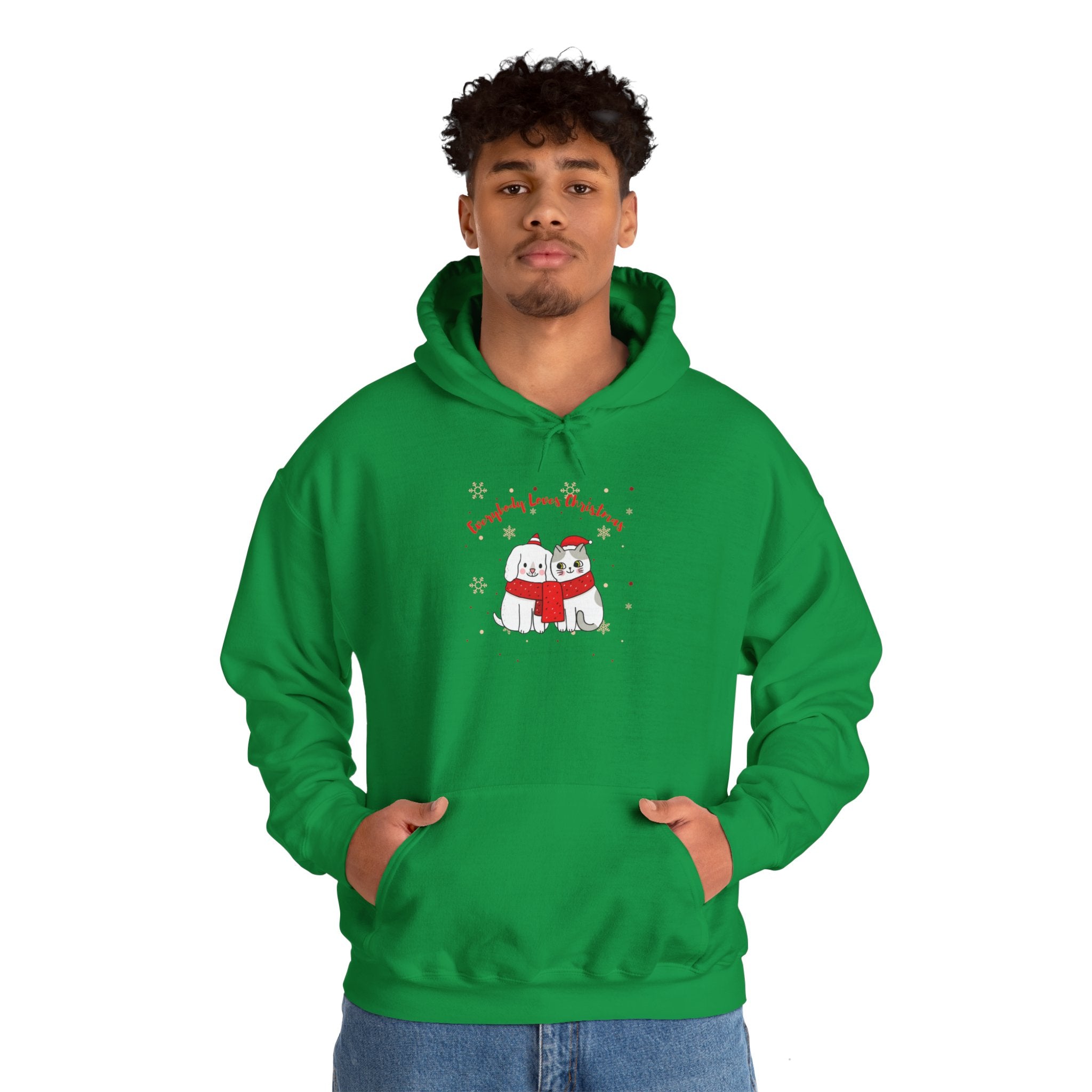 Everybody Loves Christmas Unisex Heavy Blend™ Hooded Sweatshirt