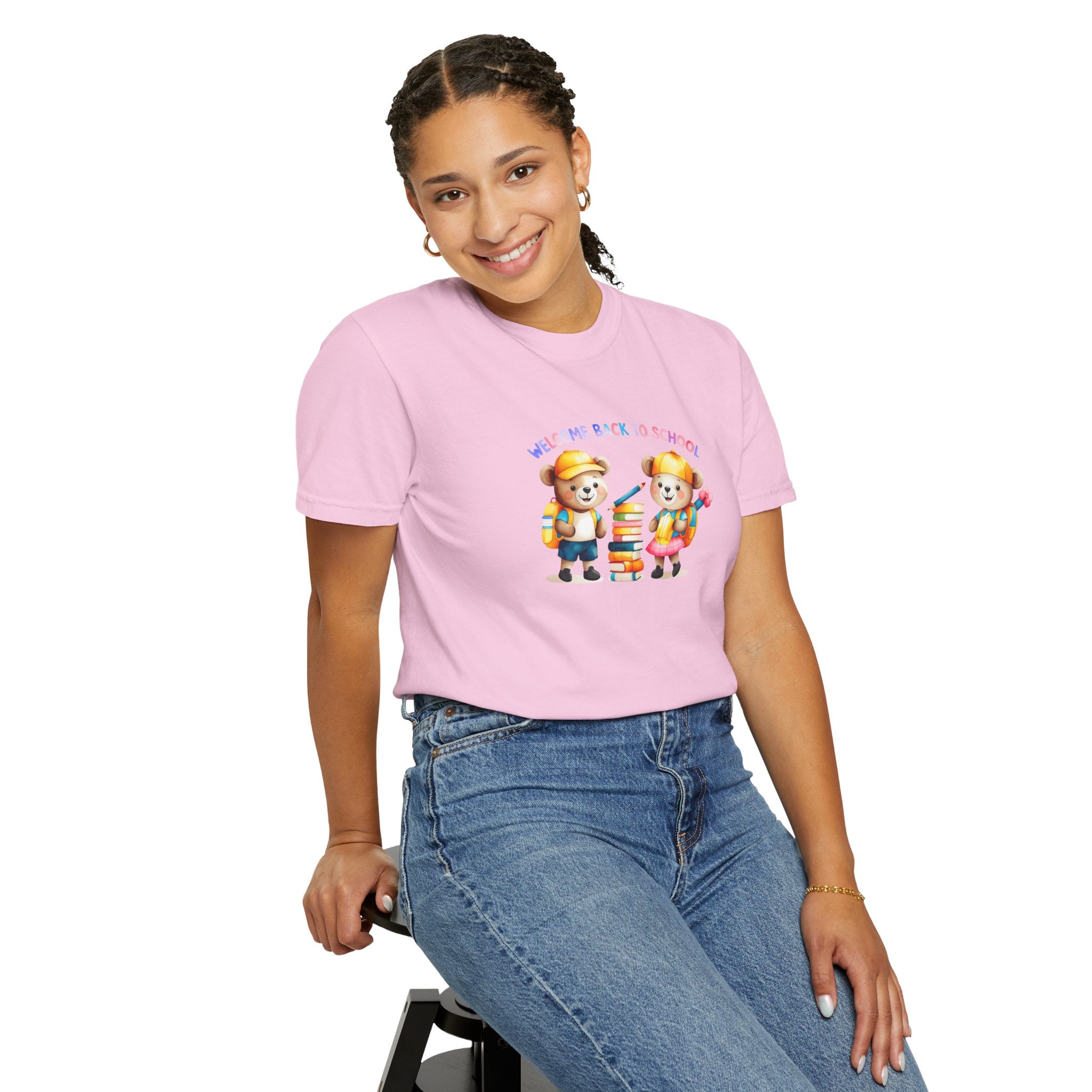 Welcome Back to School Unisex Garment-Dyed T-Shirt