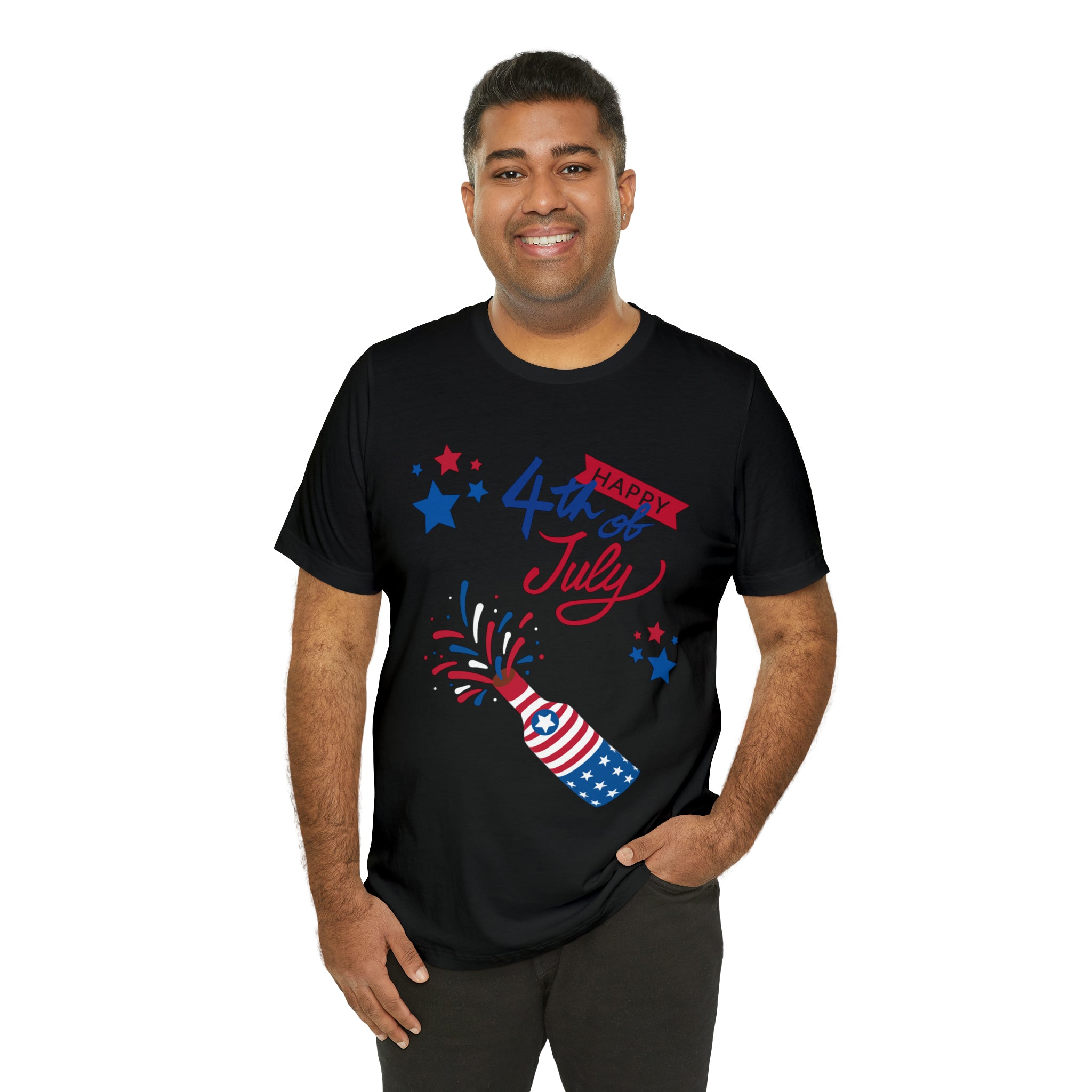 Happy 4th Of July Celebration Unisex Jersey Short Sleeve Tee