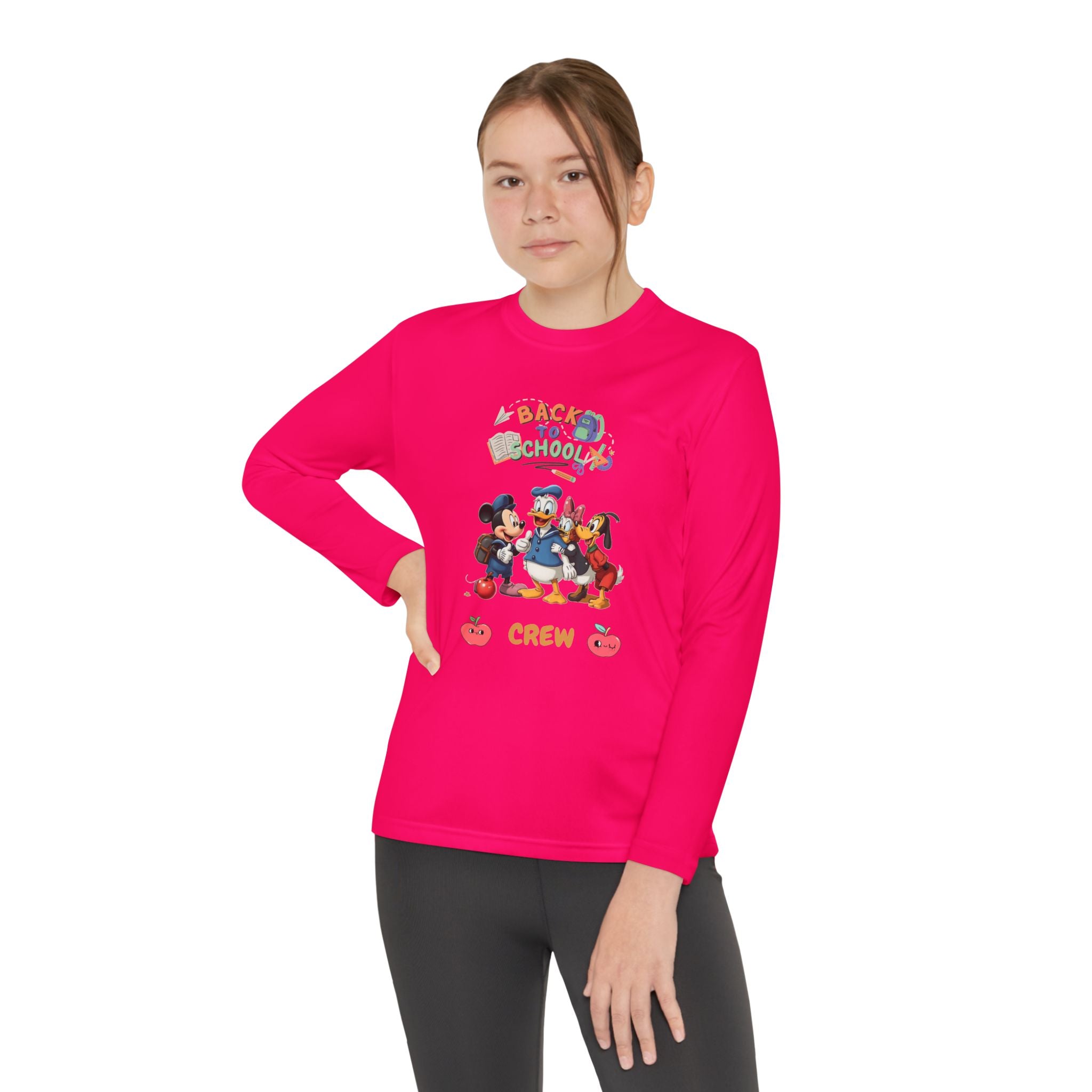 Back to School Crew Youth Long Sleeve Competitor Tee