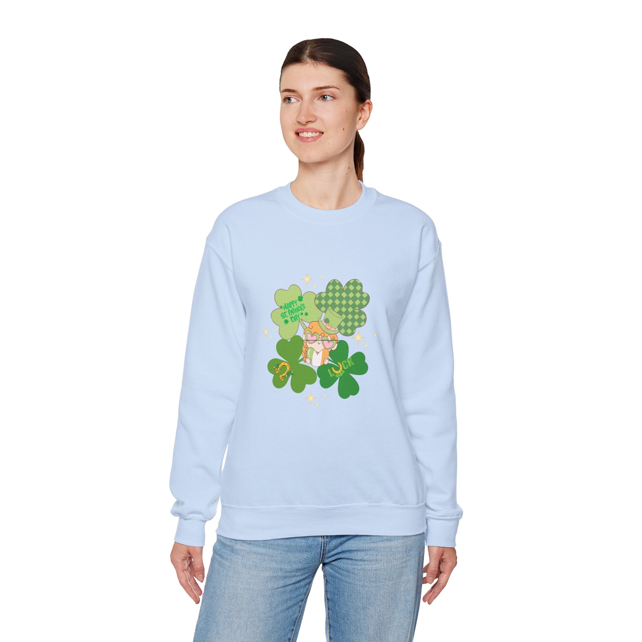 Retro St. Paddy's Day Unisex Heavy Blend™ Crewneck Sweatshirt