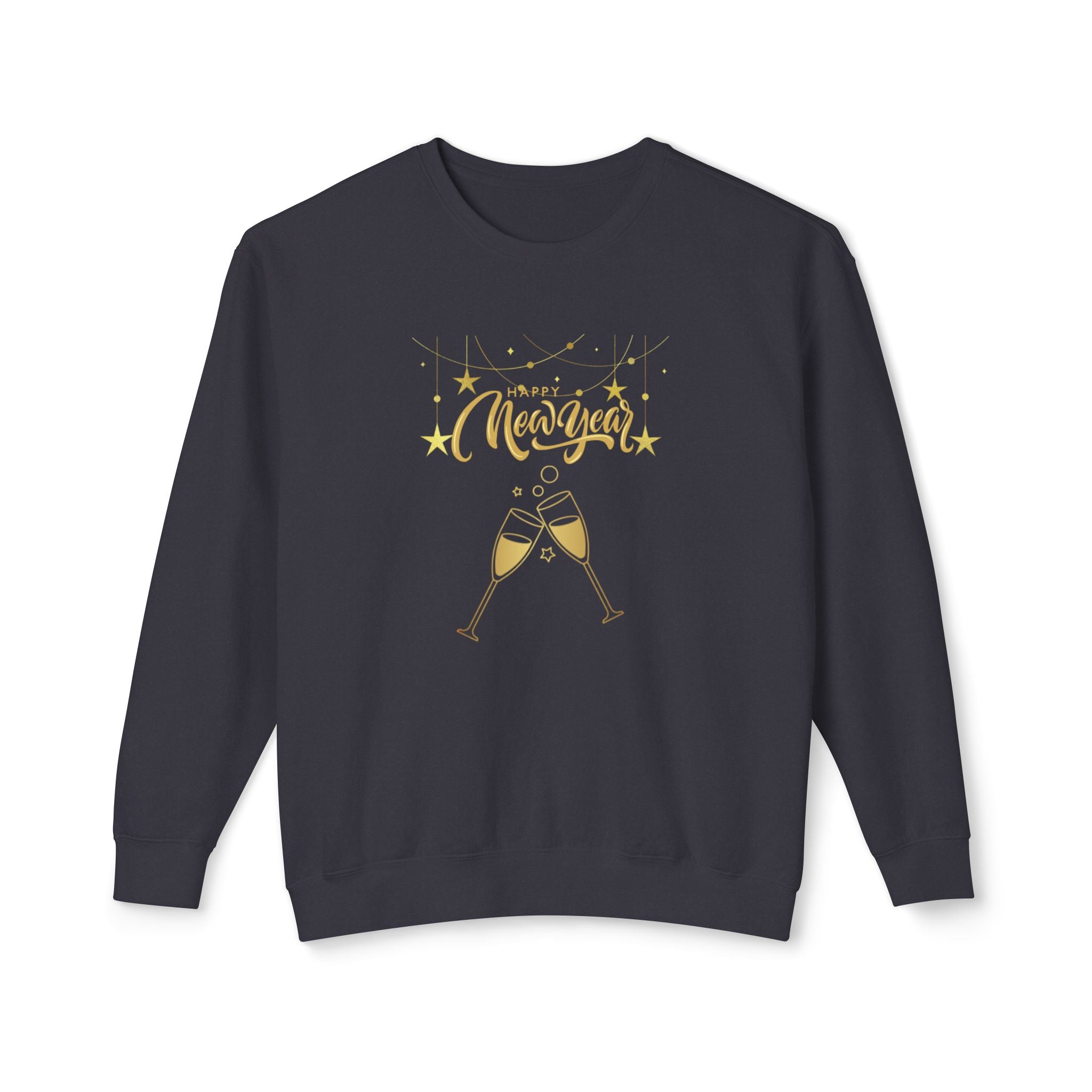 Happy New Year Unisex Lightweight Crewneck Sweatshirt