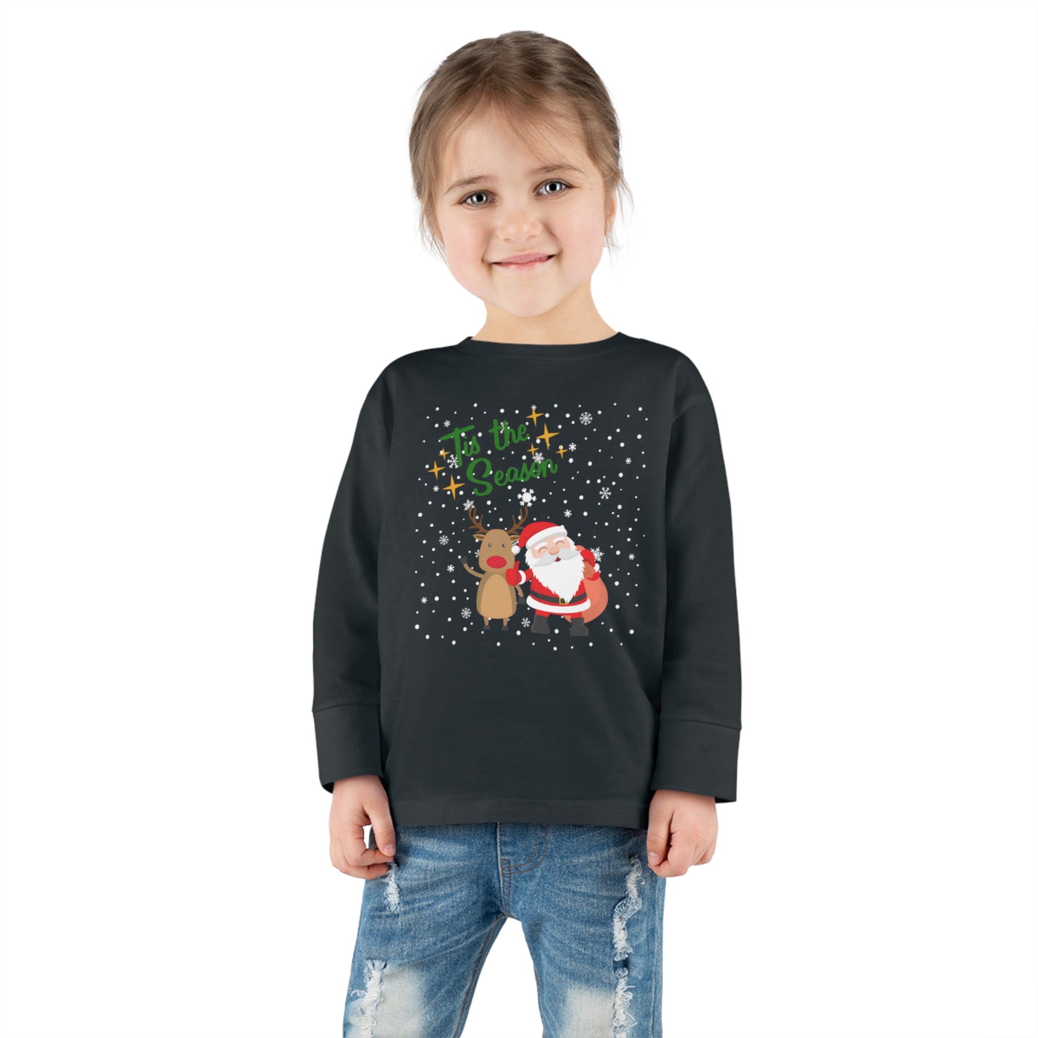 Tis The Season Toddler Long Sleeve Tee