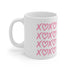 XOXO Ceramic Mug 11oz