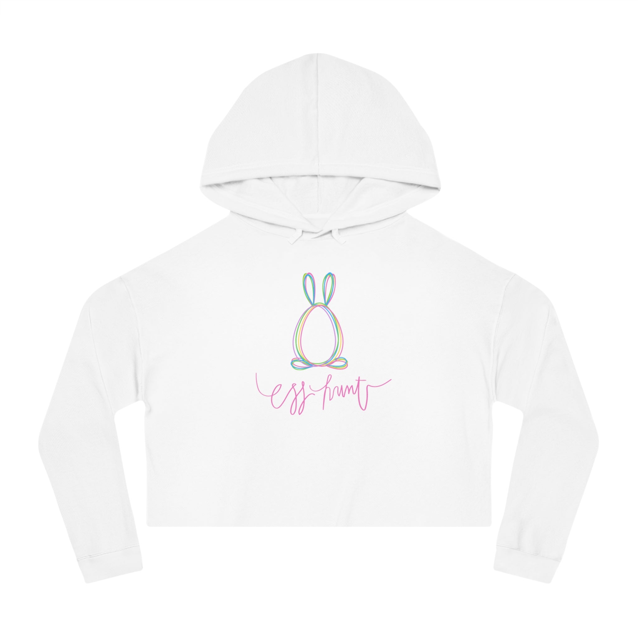 Egg Hunt Women’s Cropped Hooded Sweatshirt