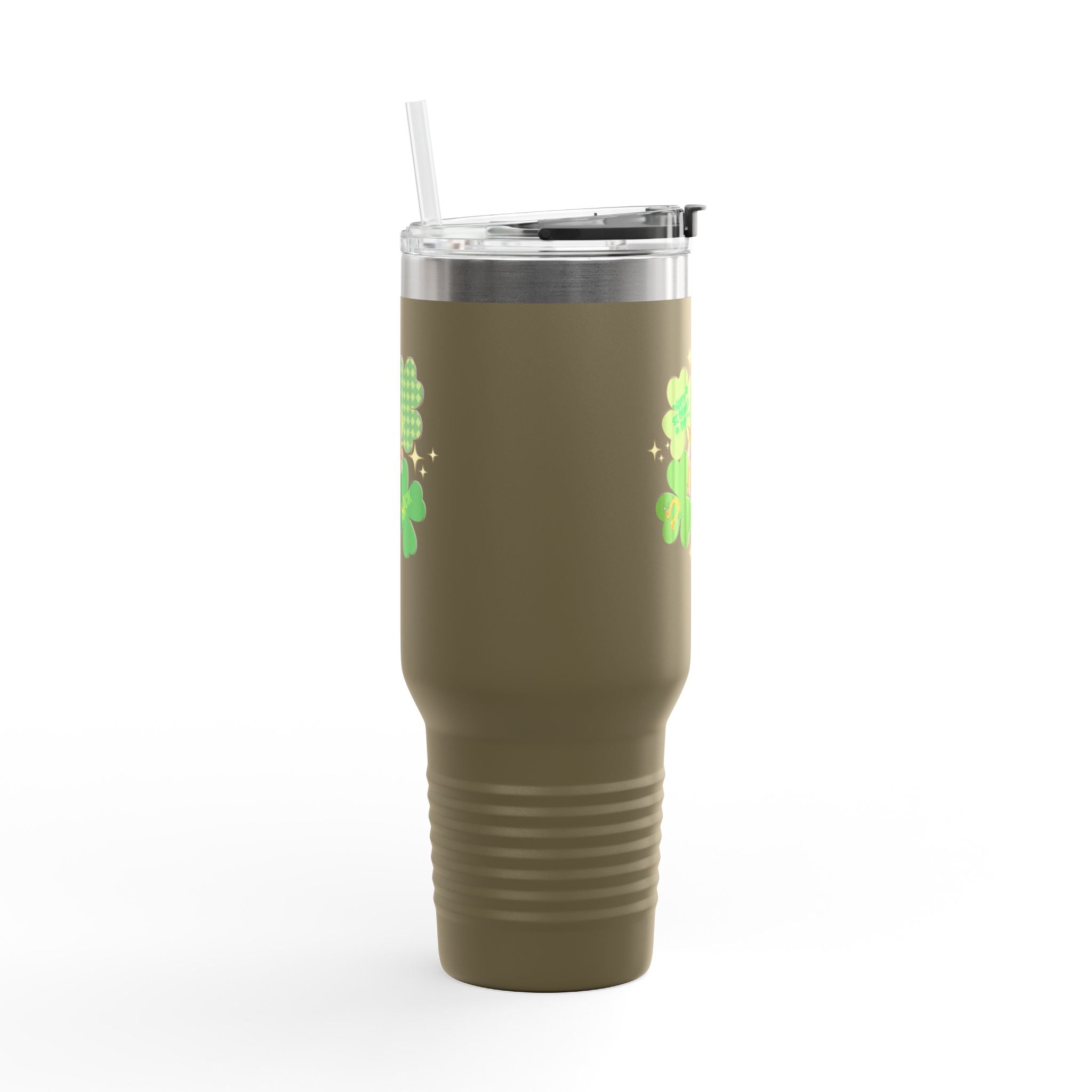Retro St. Paddy's Day Insulated Travel Mug