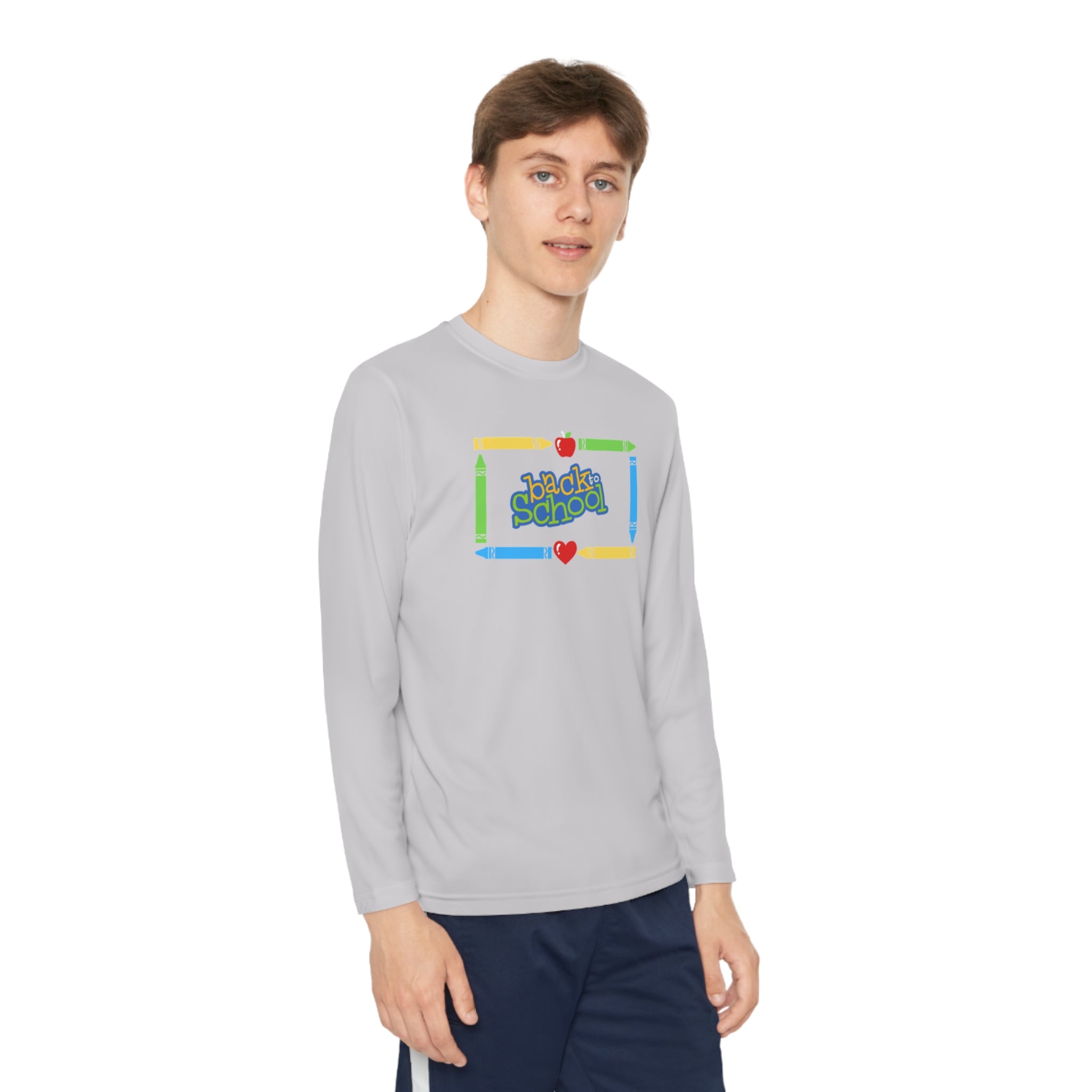 Back To School Youth Long Sleeve Competitor Tee