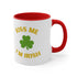 Kiss Me I'm Irish Accent Coffee Mug, 11oz
