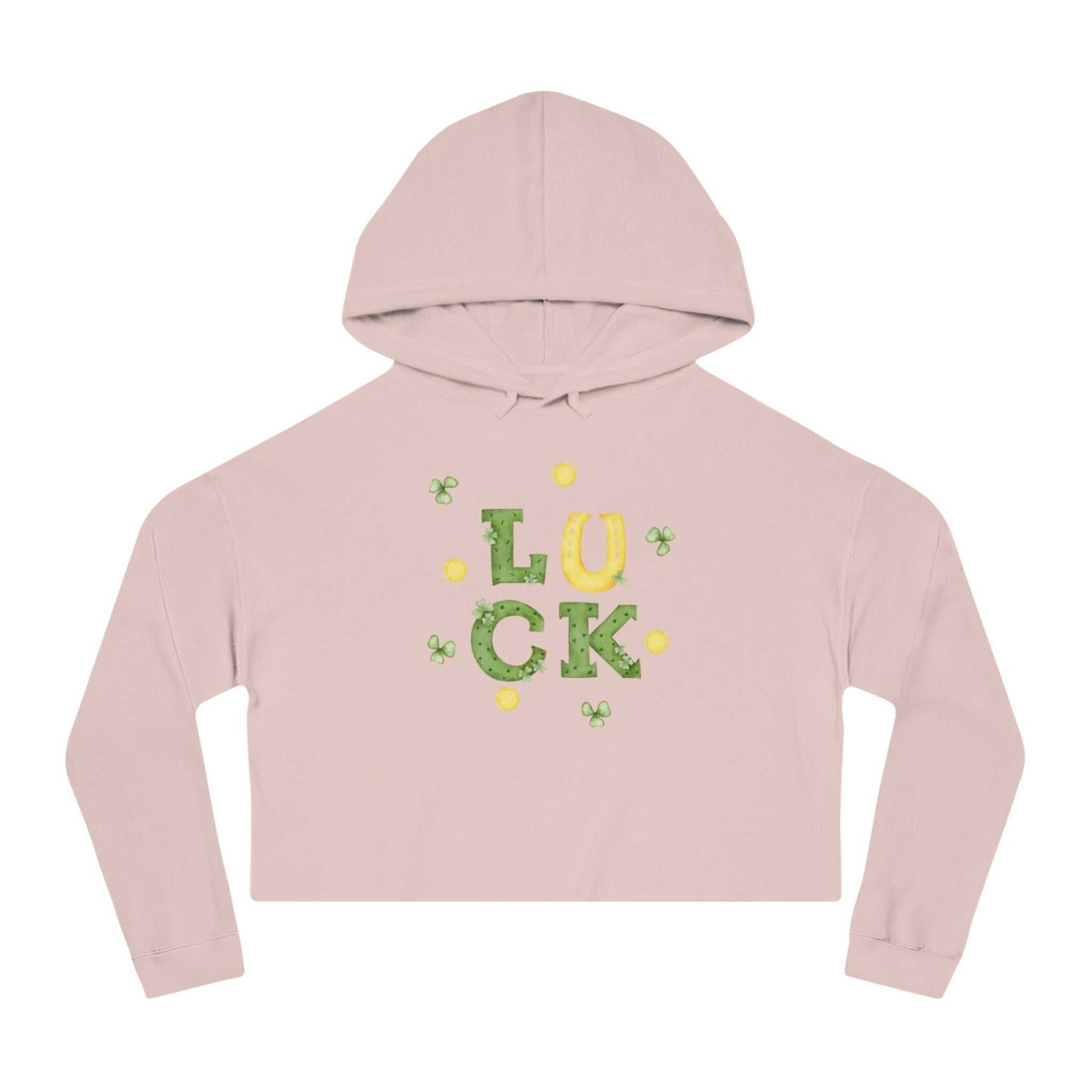 St Paddy's Day Women’s Cropped Hooded Sweatshirt