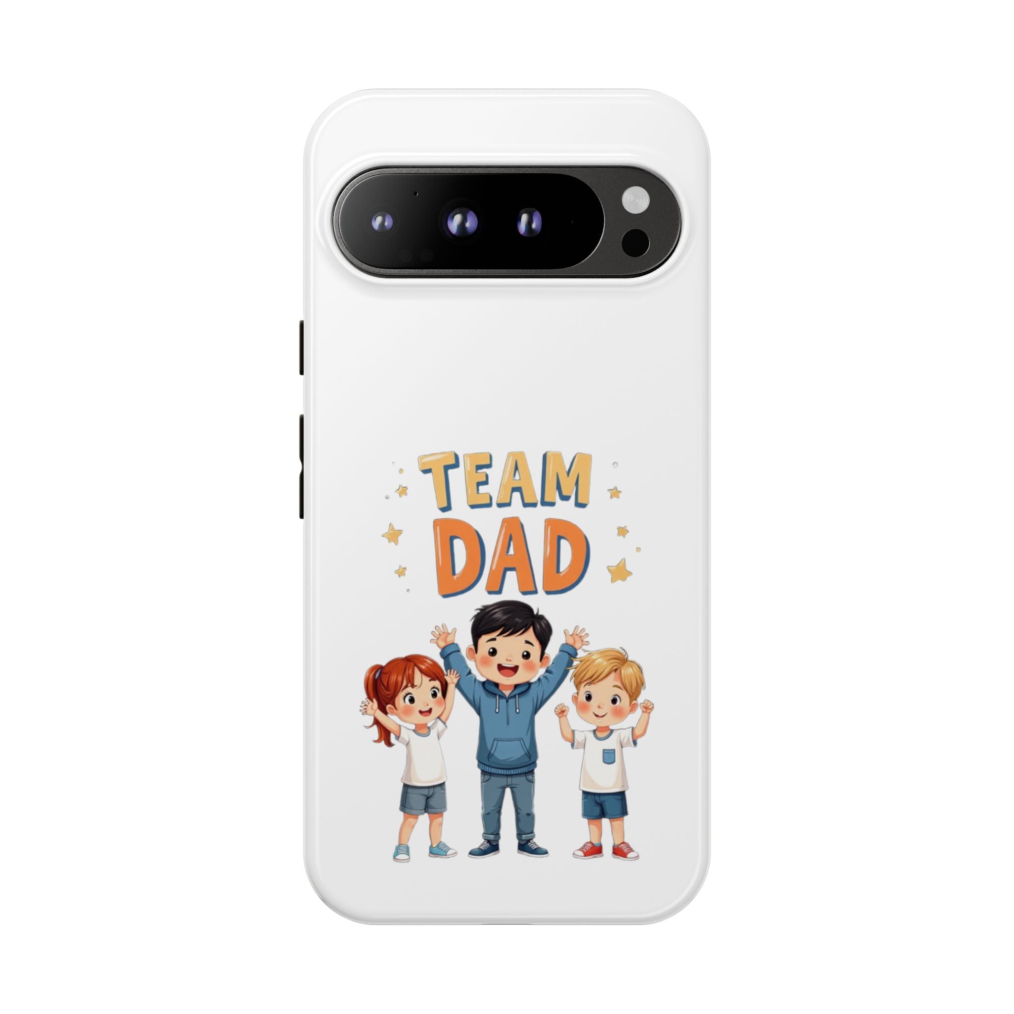 Team Dad Phone Case, Fun Gift for Fathers, Durable Phone Protector, Cute Dad Team Merchandise, Father's Day Special