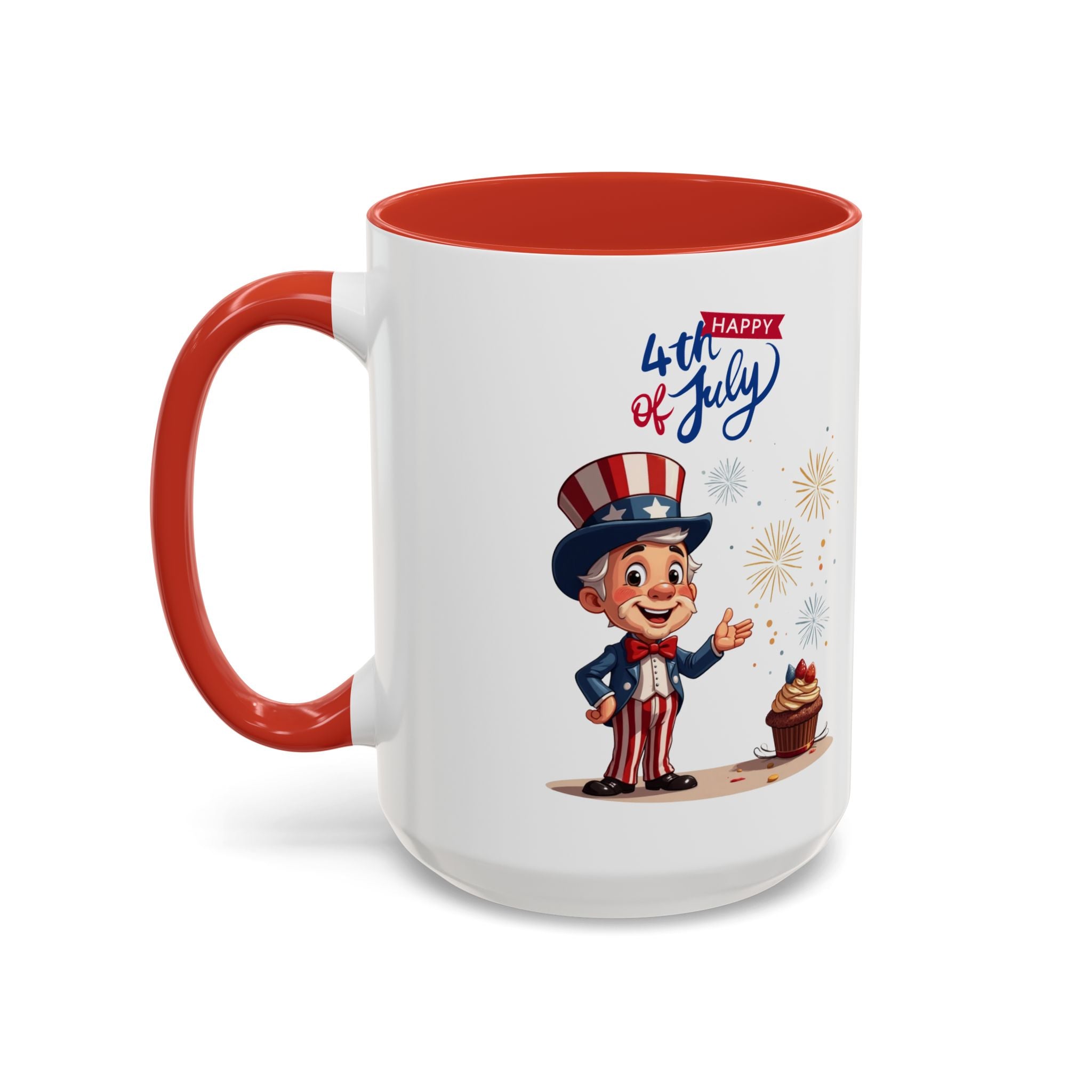 Uncle Sam Happy 4th of July Coffee Mug