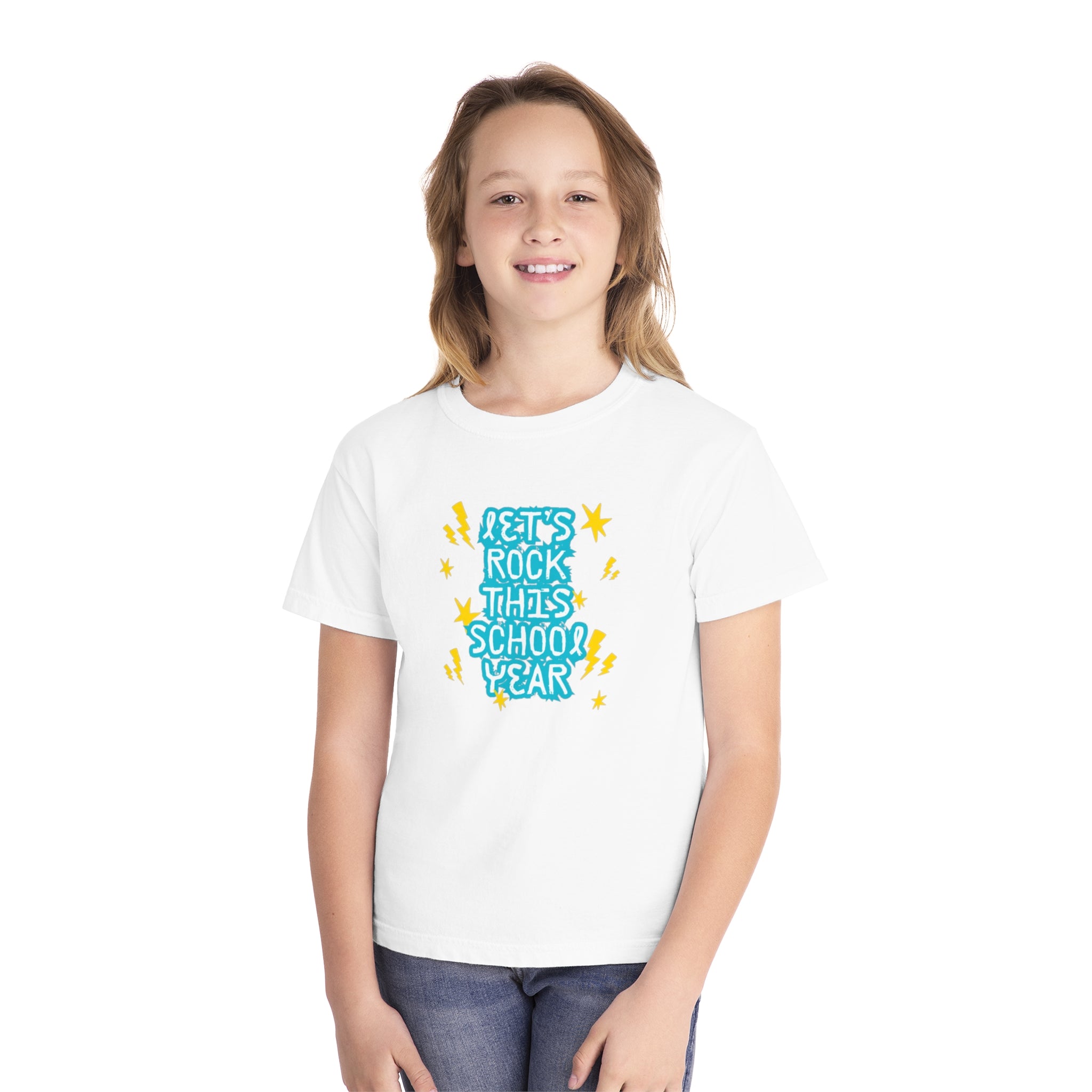 Let's Rock This School Year Youth Midweight Tee