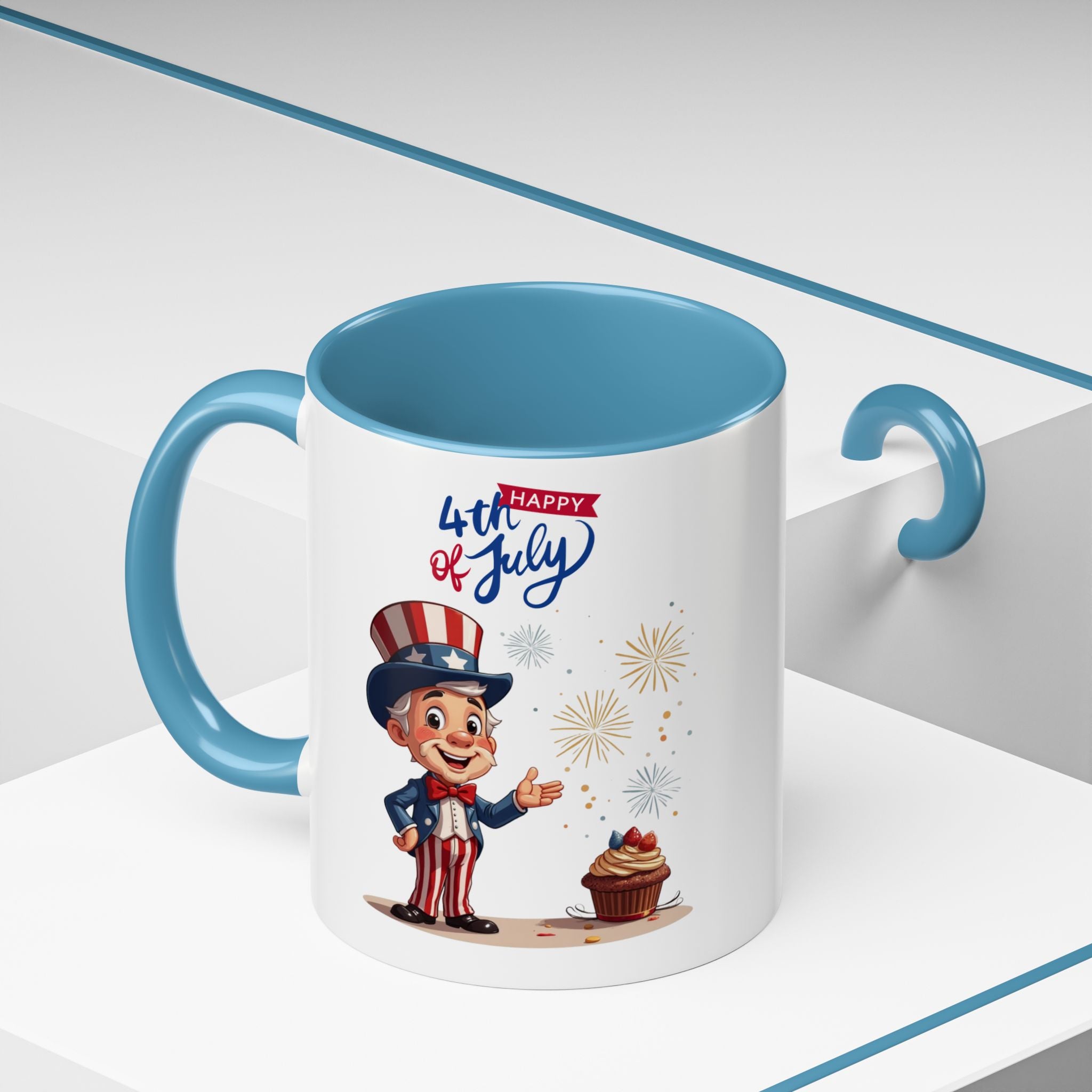 Uncle Sam Happy 4th of July Coffee Mug