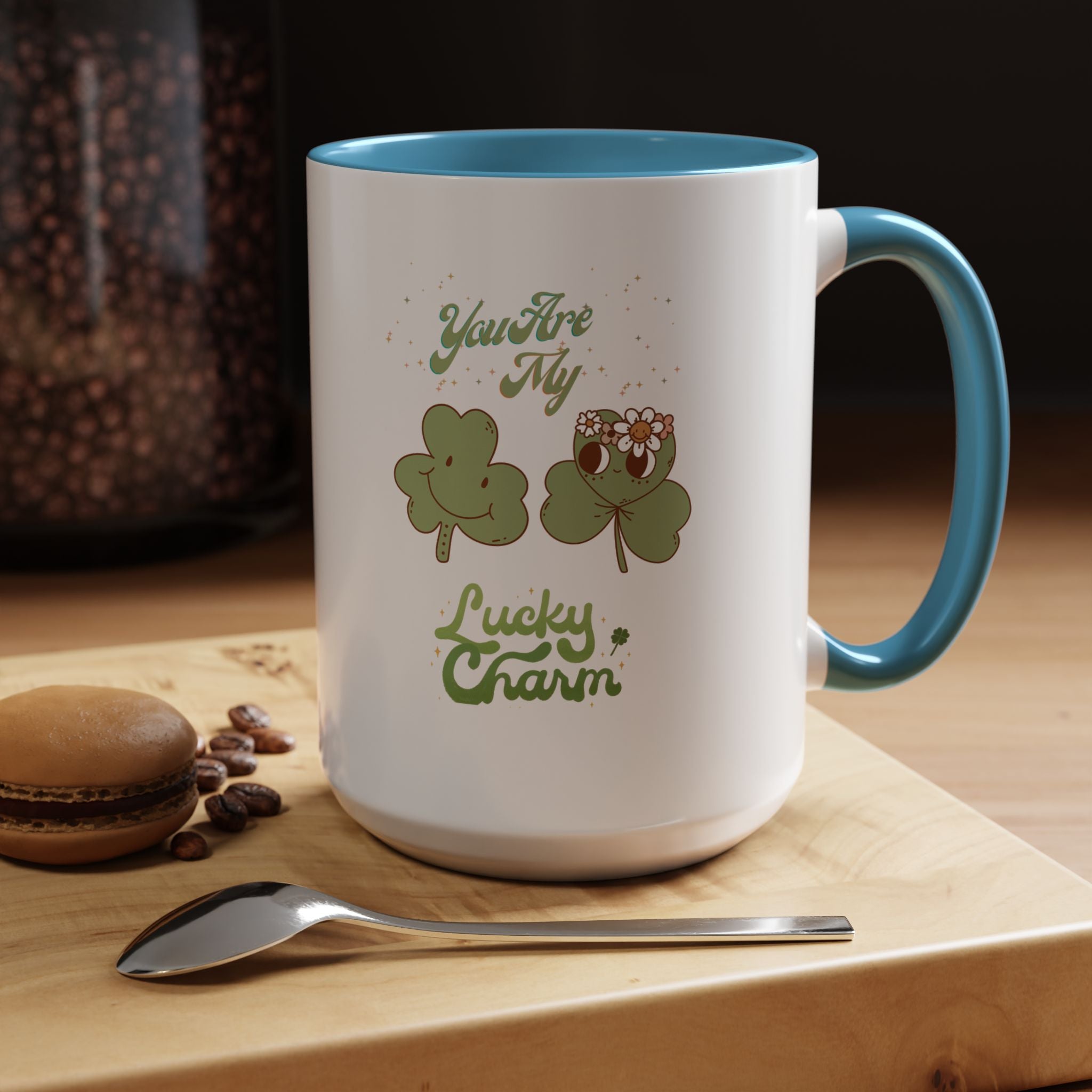 You're my Lucky Charm Accent Coffee Mug - St. Patrick's Day Gift