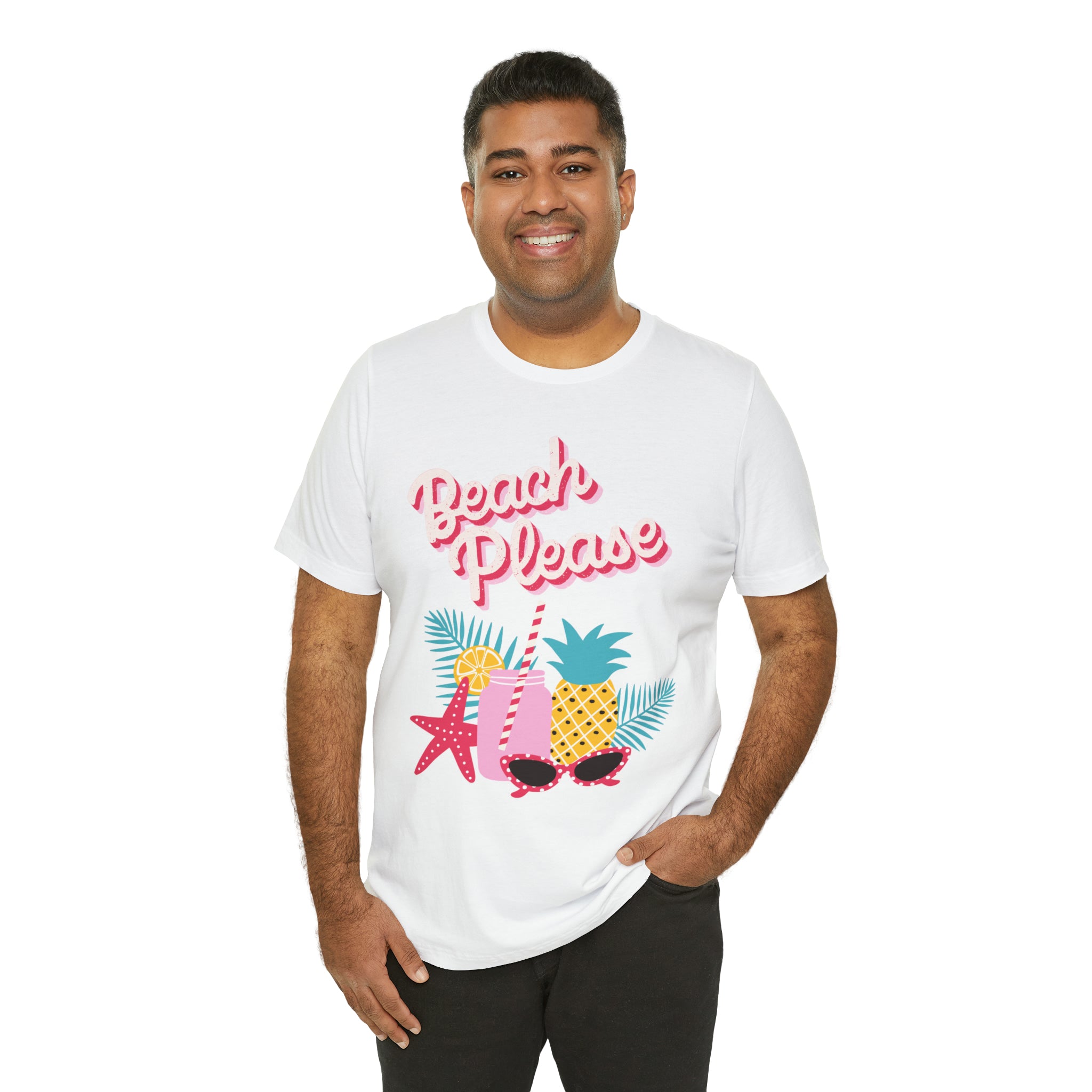 Beach Please Unisex Jersey Short Sleeve Tee