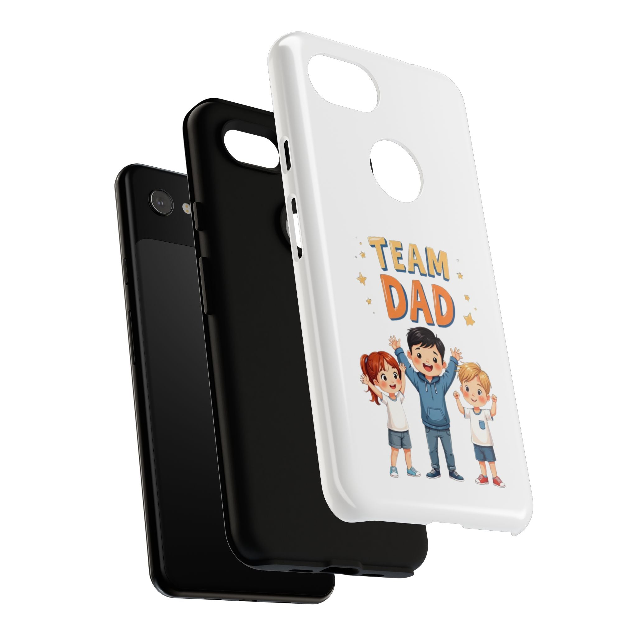 Team Dad Phone Case, Fun Gift for Fathers, Durable Phone Protector, Cute Dad Team Merchandise, Father's Day Special