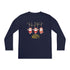 Santa's Holiday Party Youth Long Sleeve Competitor Tee