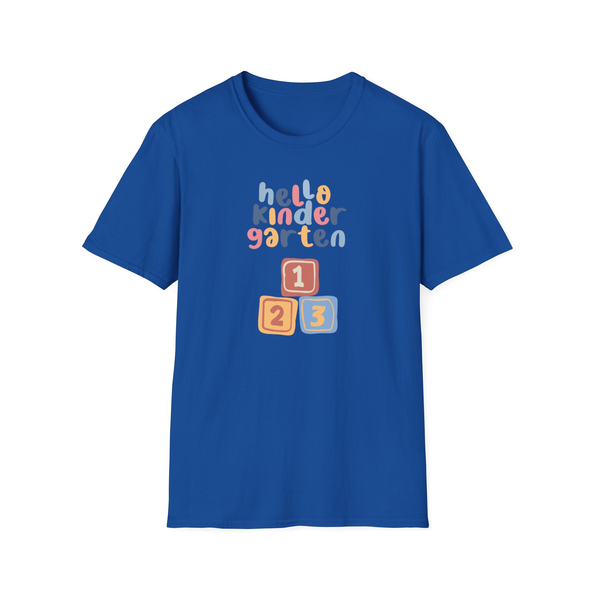 Hello Kindergarten Unisex Softstyle T-Shirt