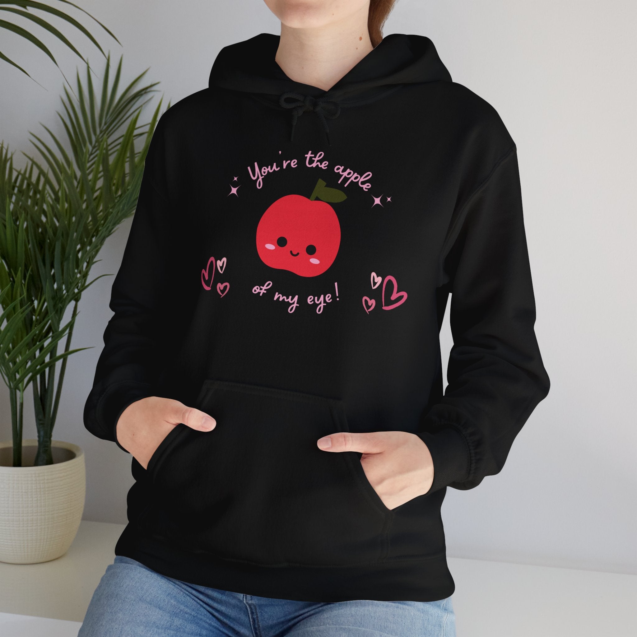 You Are The Apple Of My Eyes Unisex Heavy Blend™ Hooded Sweatshirt