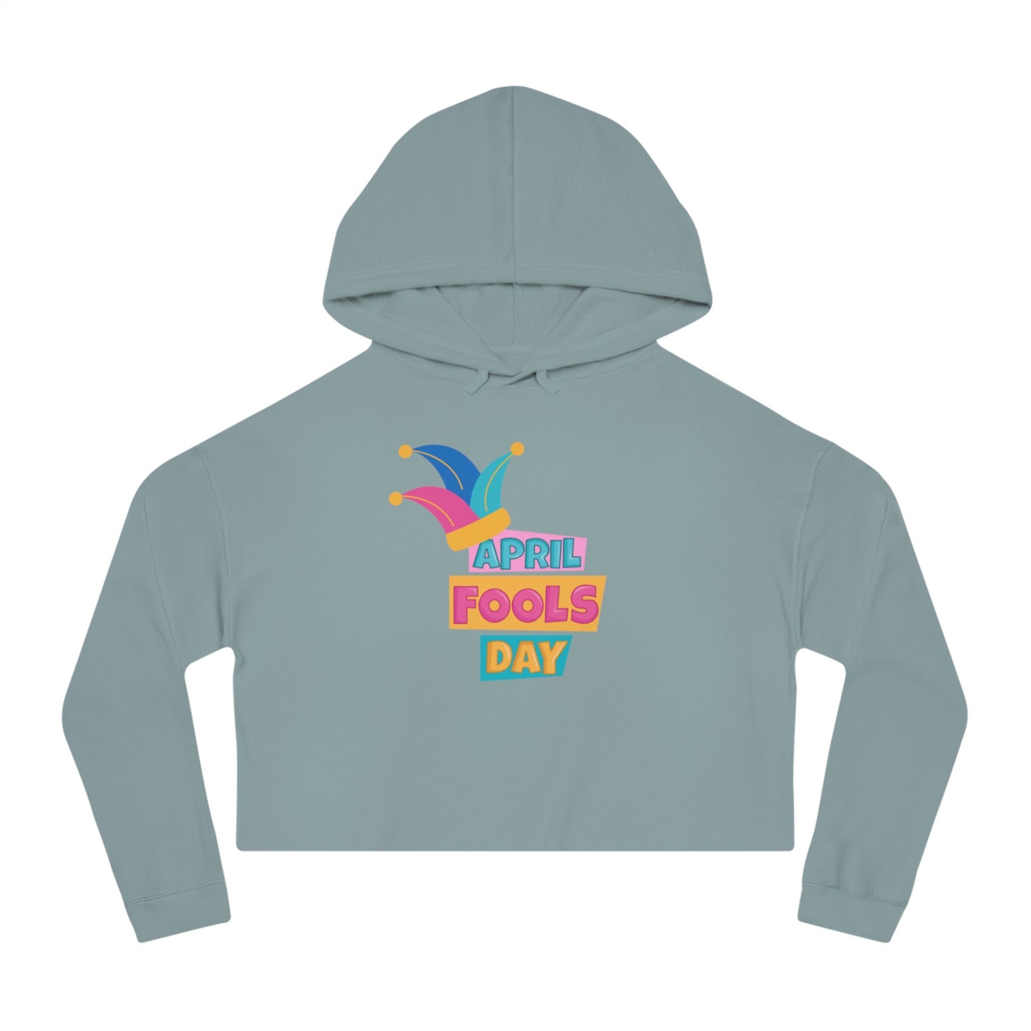 All Fool's Day Women’s Cropped Hooded Sweatshirt