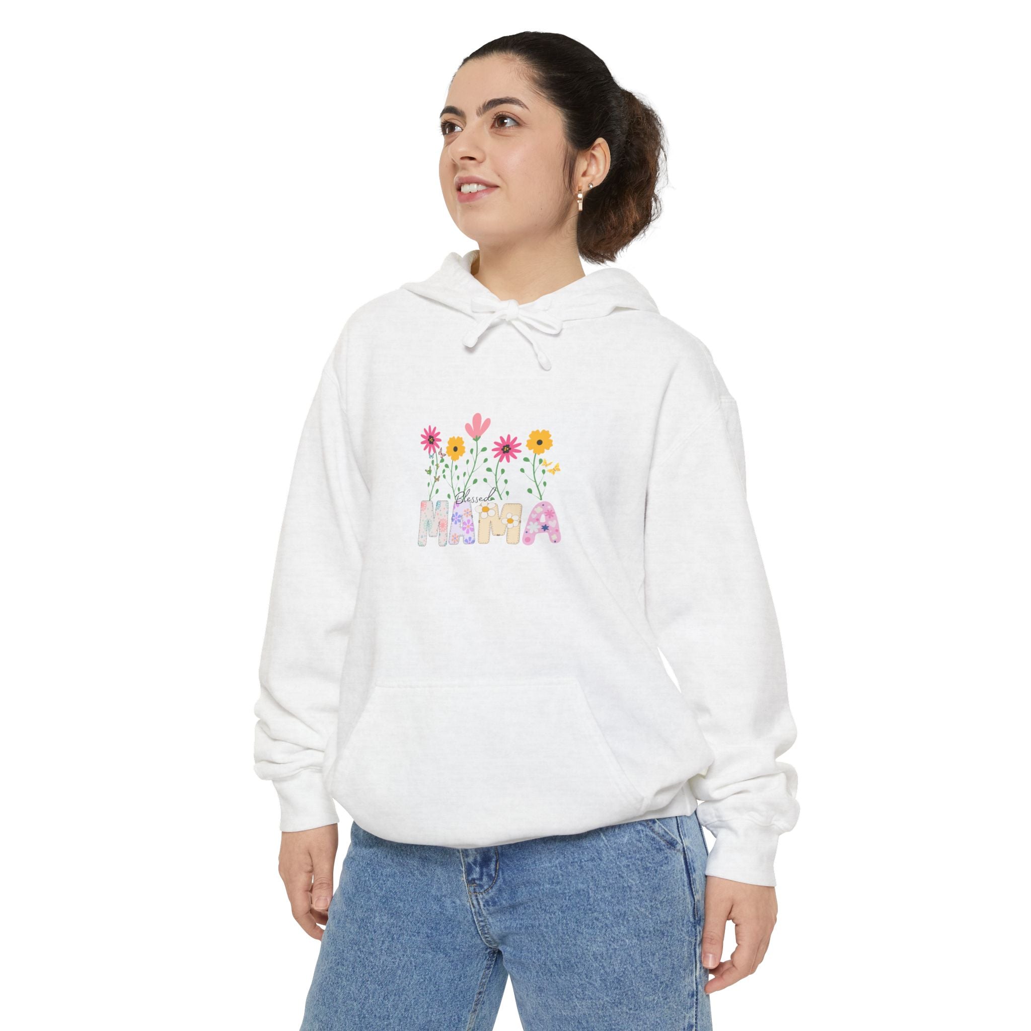 Blessed Mama Unisex Garment-Dyed Pullover