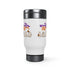 Spooky Season Stainless Steel Travel Mug with Handle, 14oz