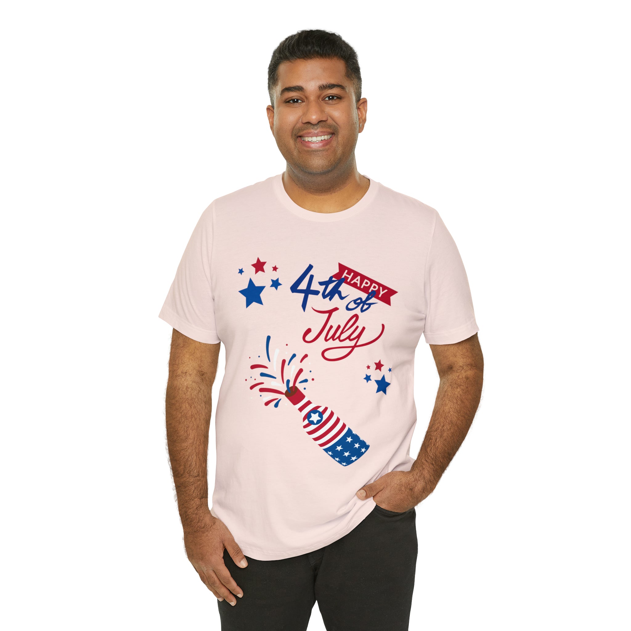 Happy 4th Of July Celebration Unisex Jersey Short Sleeve Tee