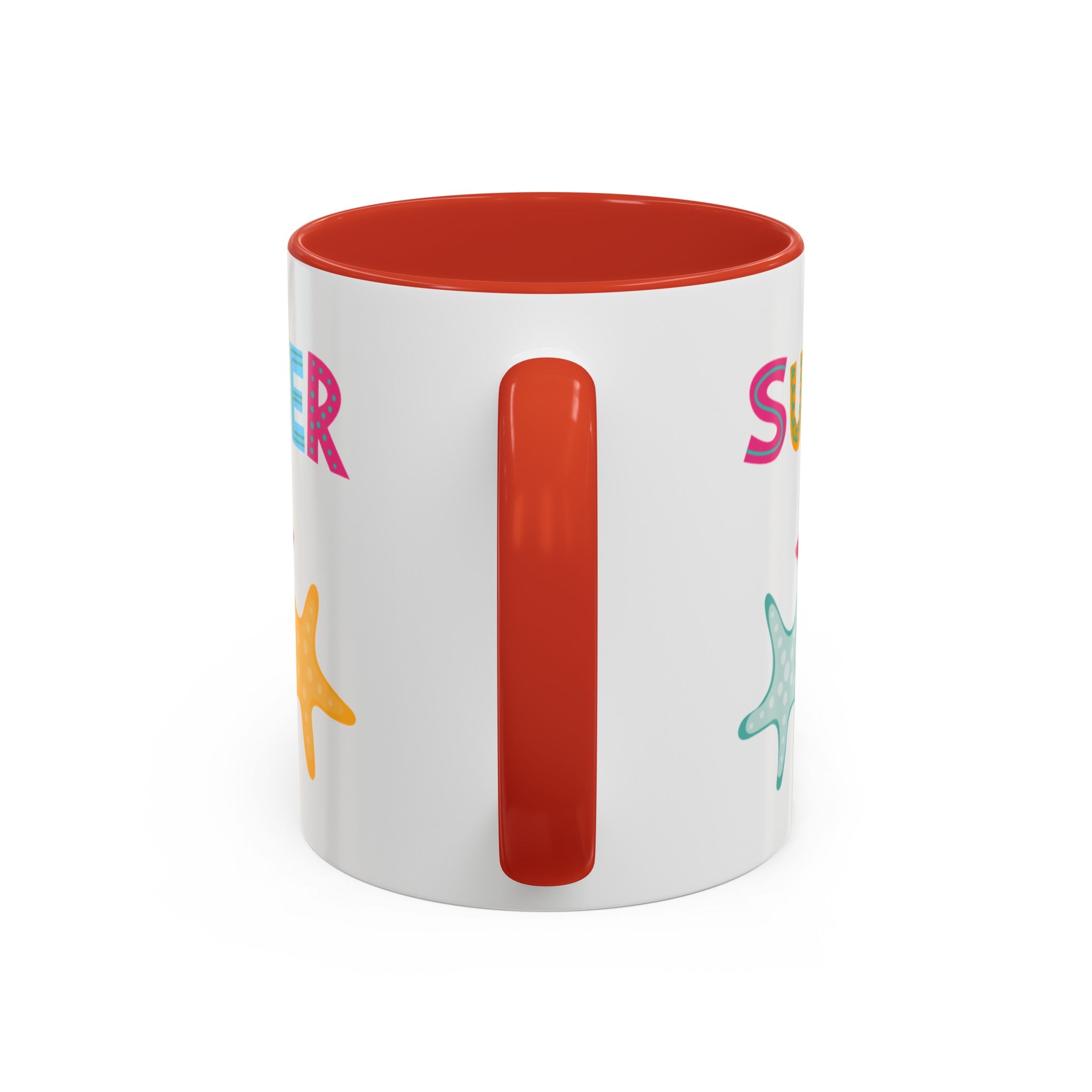 Summer Starfish Accent Coffee Mug (11, 15oz)