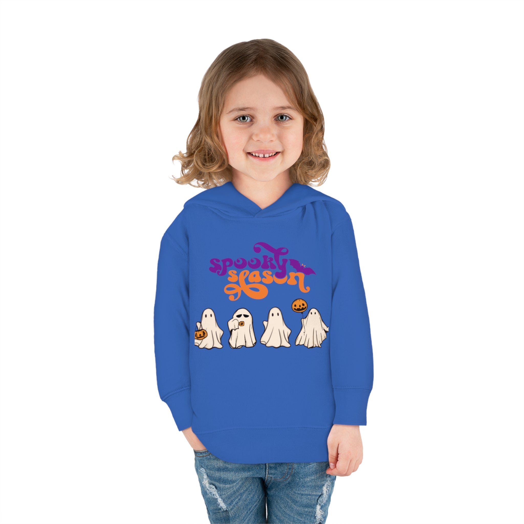 Spooky Season Toddler Pullover Fleece Hoodie