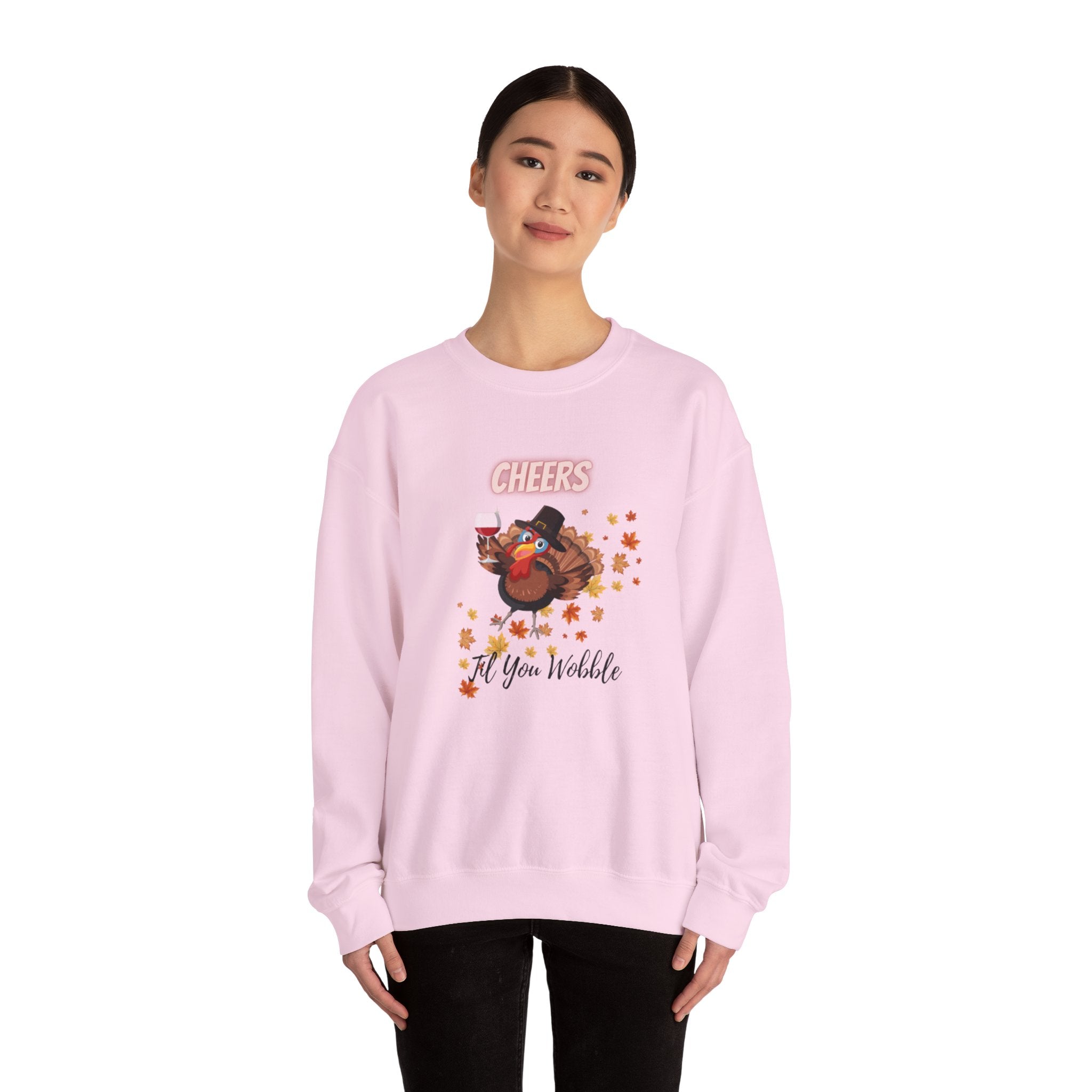Cheers Til You Wobble Unisex Heavy Blend™ Crewneck Sweatshirt